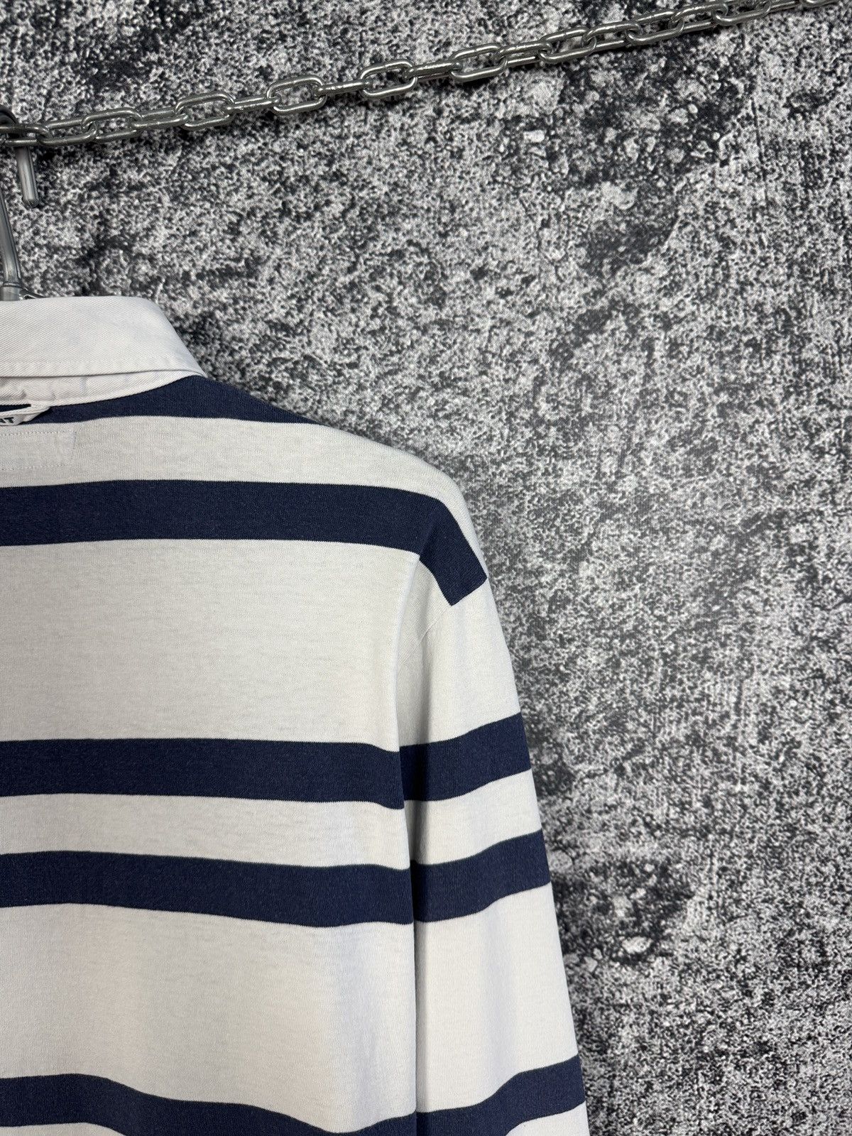 Gant Gant Vintage Rugby Shirt Striped Long Sleeve Polo Crest Logo Size US L / EU 52-54 / 3 - 13 Thumbnail