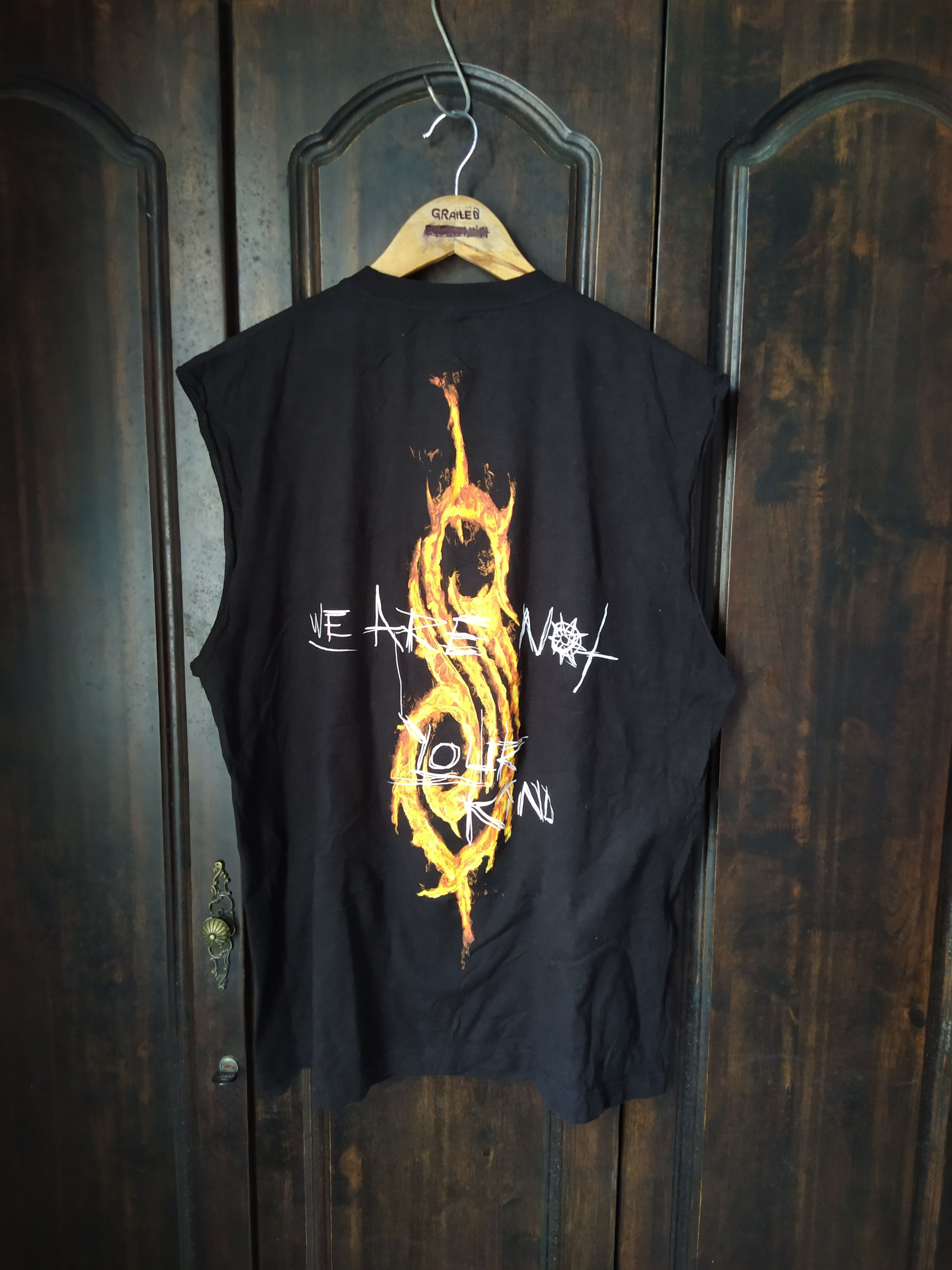 Band Tees Slipknot Rock band sleeveless shirt Size US XL / EU 56 / 4 - 2 Thumbnail