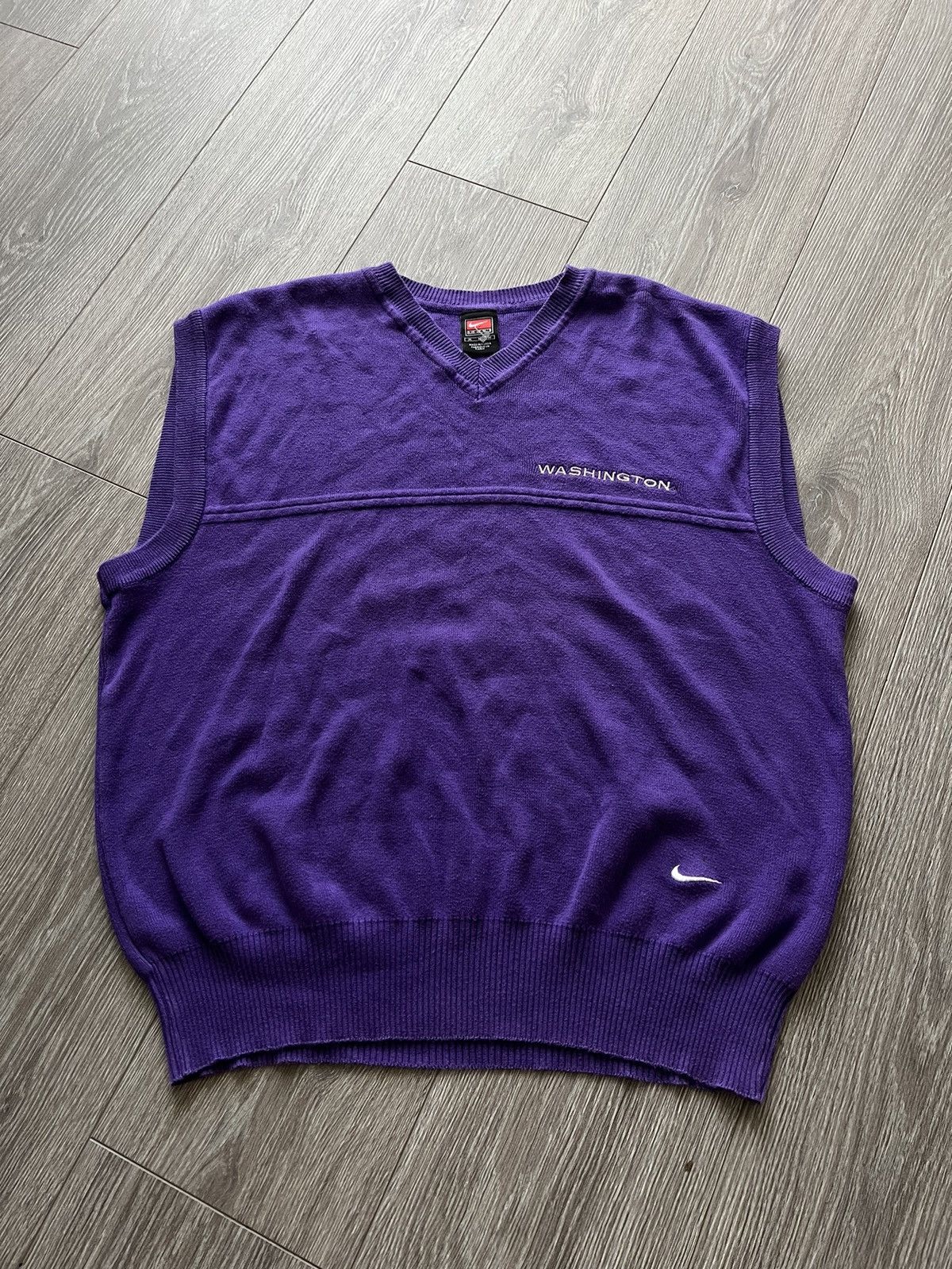 Nike × Vintage 1990s Vintage Nike Washington Vest RARE USA Size US M / EU 48-50 / 2 - 2 Thumbnail