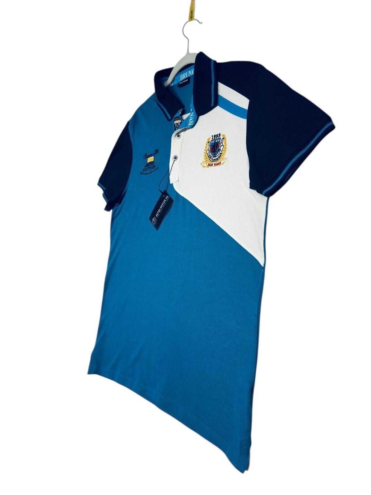 Other Bruno Bonani Polo Shirt Men's UK Size L Blue Embroidered Size US L / EU 52-54 / 3 - 5 Thumbnail
