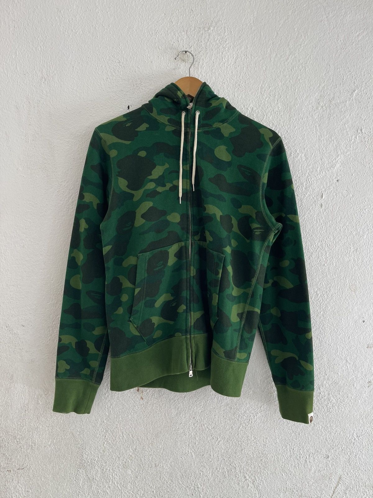 Bape Bape Green Shibuya Camo Full Zip Hoodie Size US M / EU 48-50 / 2 - 4 Thumbnail