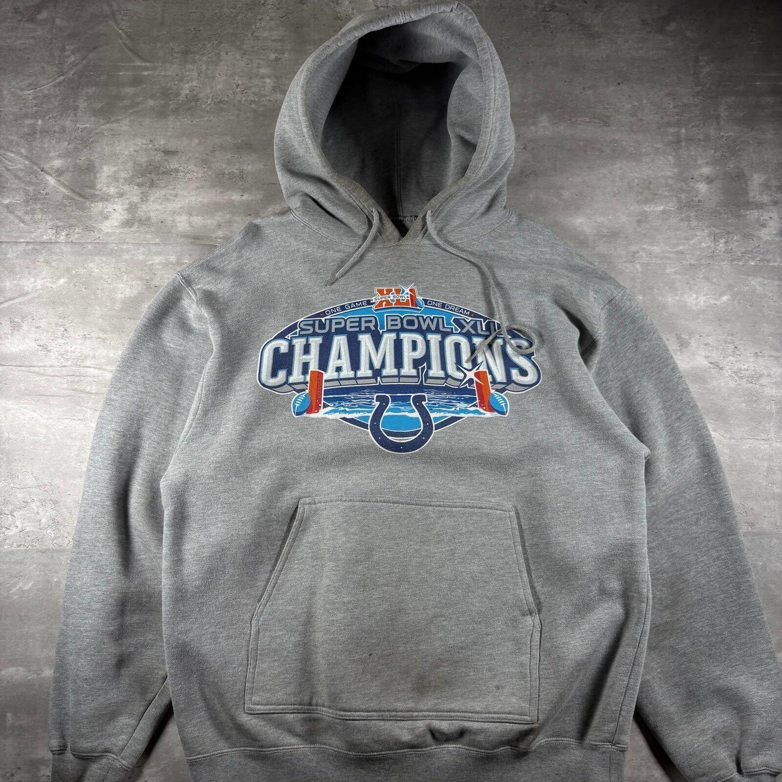 Reebok Vintage Indianapolis Colts Super Bowl hoodie Size US L / EU 52-54 / 3 - 1 Thumbnail
