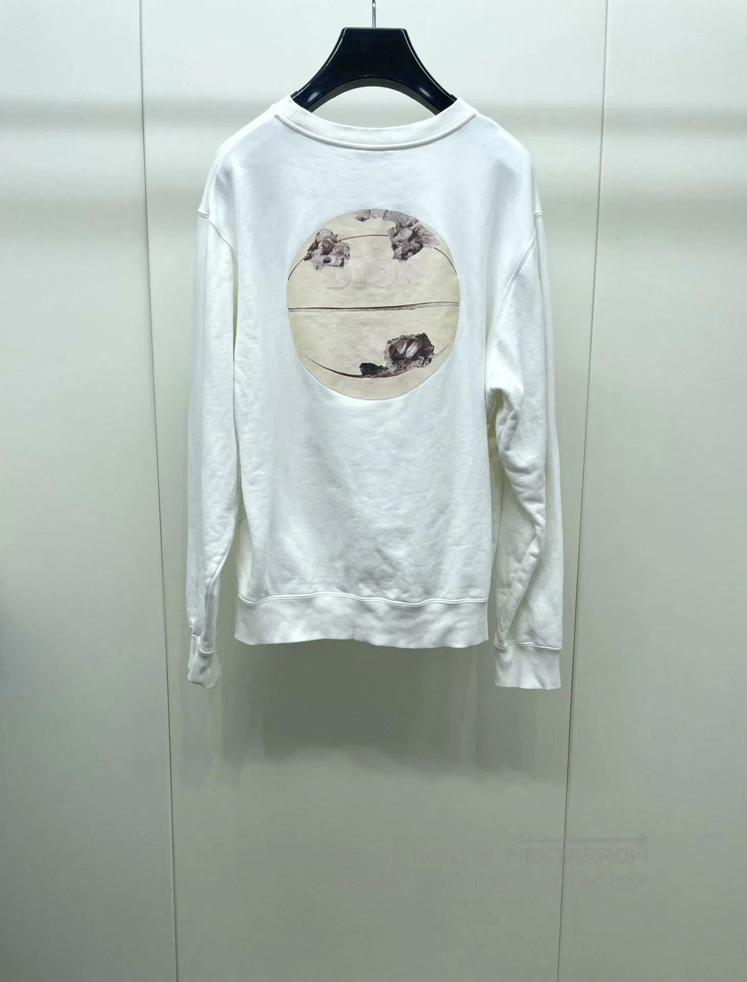 Dior Dior White Pullover Sweatshirt. Size US L / EU 52-54 / 3 - 1 Thumbnail