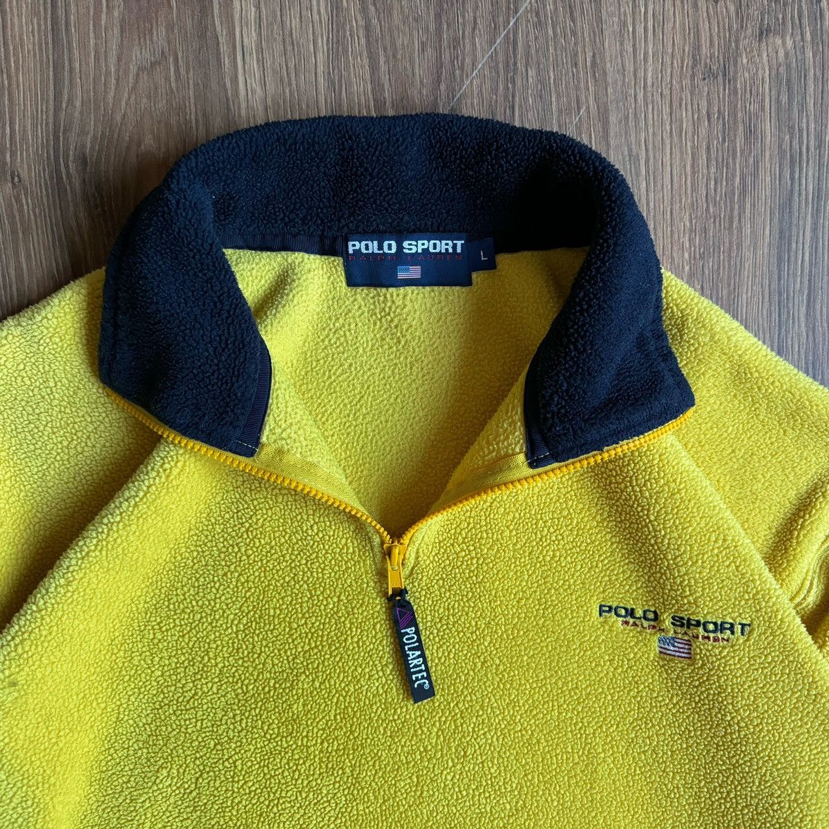 Ralph Lauren Sport Vintage Polo Sport Ralph Lauren 1/4 Zip Fleece Pullover 90s Size US L / EU 52-54 / 3 - 4 Thumbnail