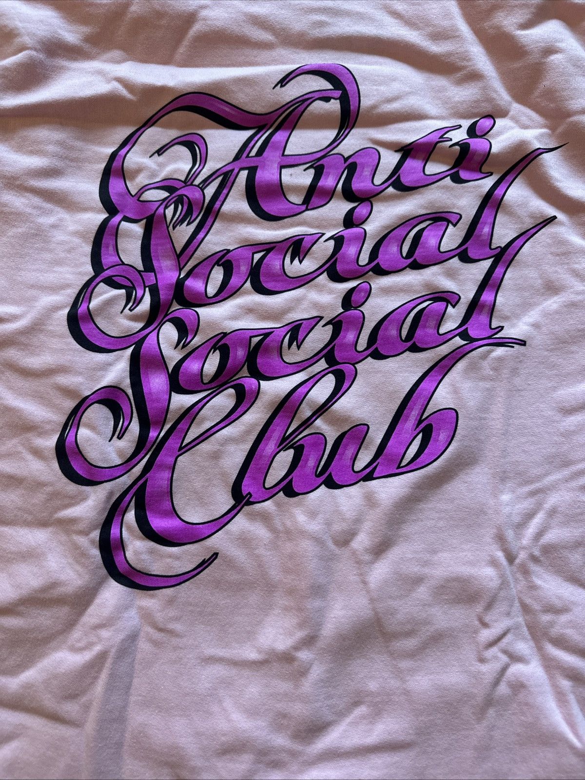 Anti Social Social Club Anti Social Social Club Eyelash Hoodie Pink/Purple Logo (S) Size US S / EU 44-46 / 1 - 5 Thumbnail