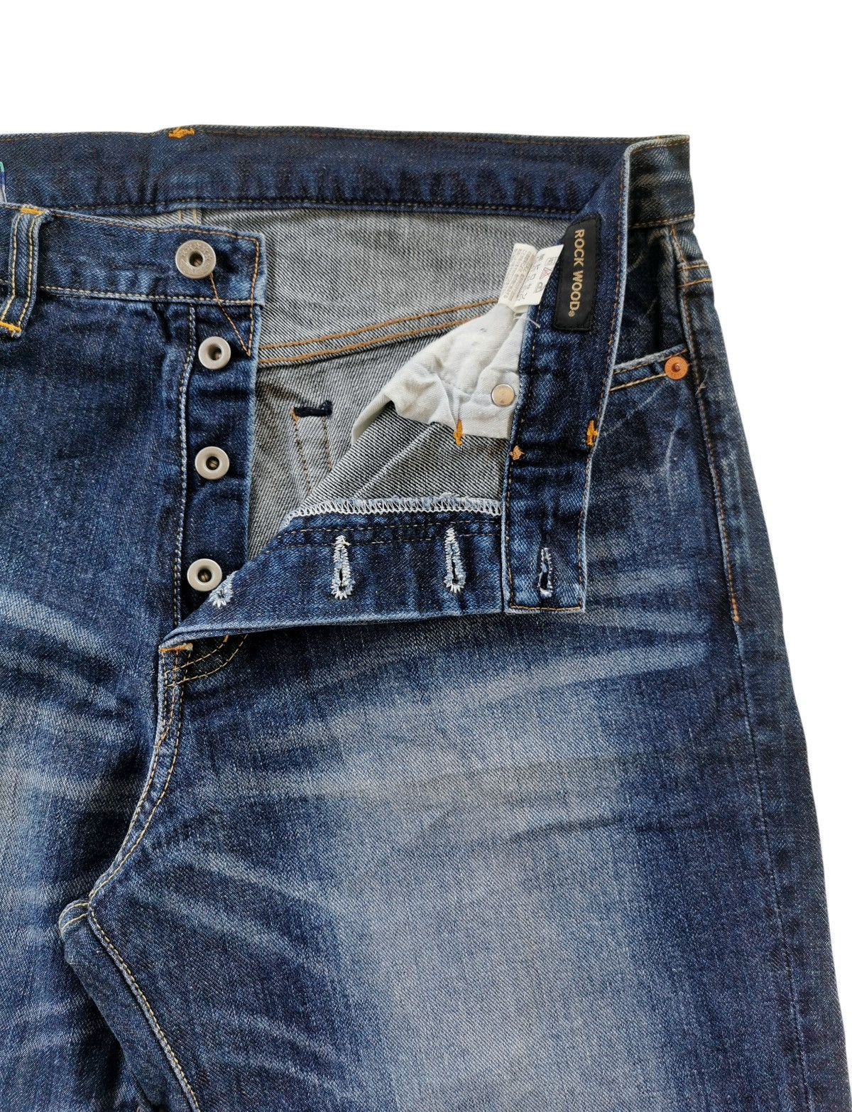 Kapital Vintage Rock Wood Patches Faded Jeans Size US 34 / EU 50 - 11 Thumbnail