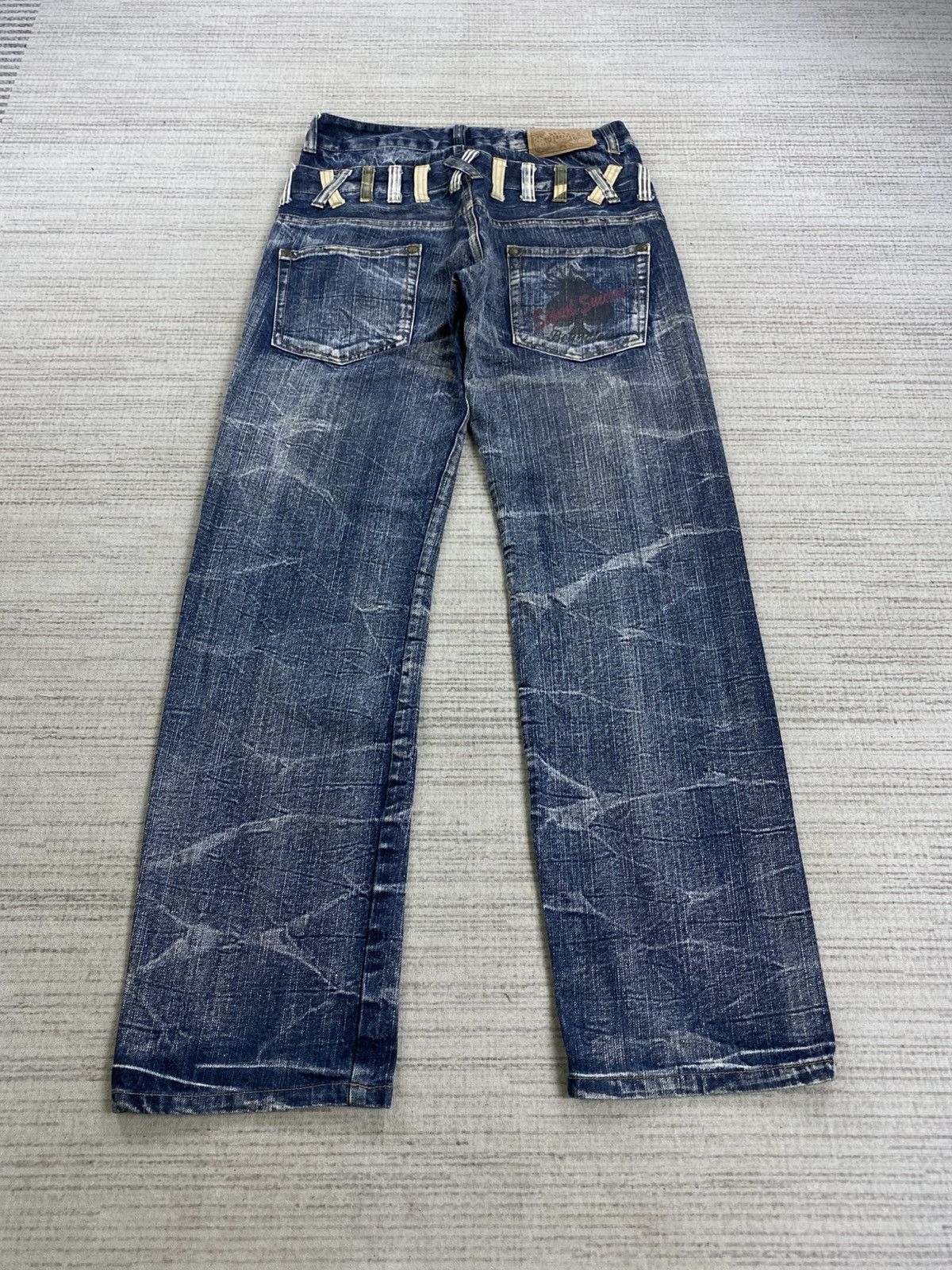 Hysteric Glamour Vintage Hysteric Style Creation Double Waist Denim Pants Size US 32 / EU 48 - 2 Thumbnail