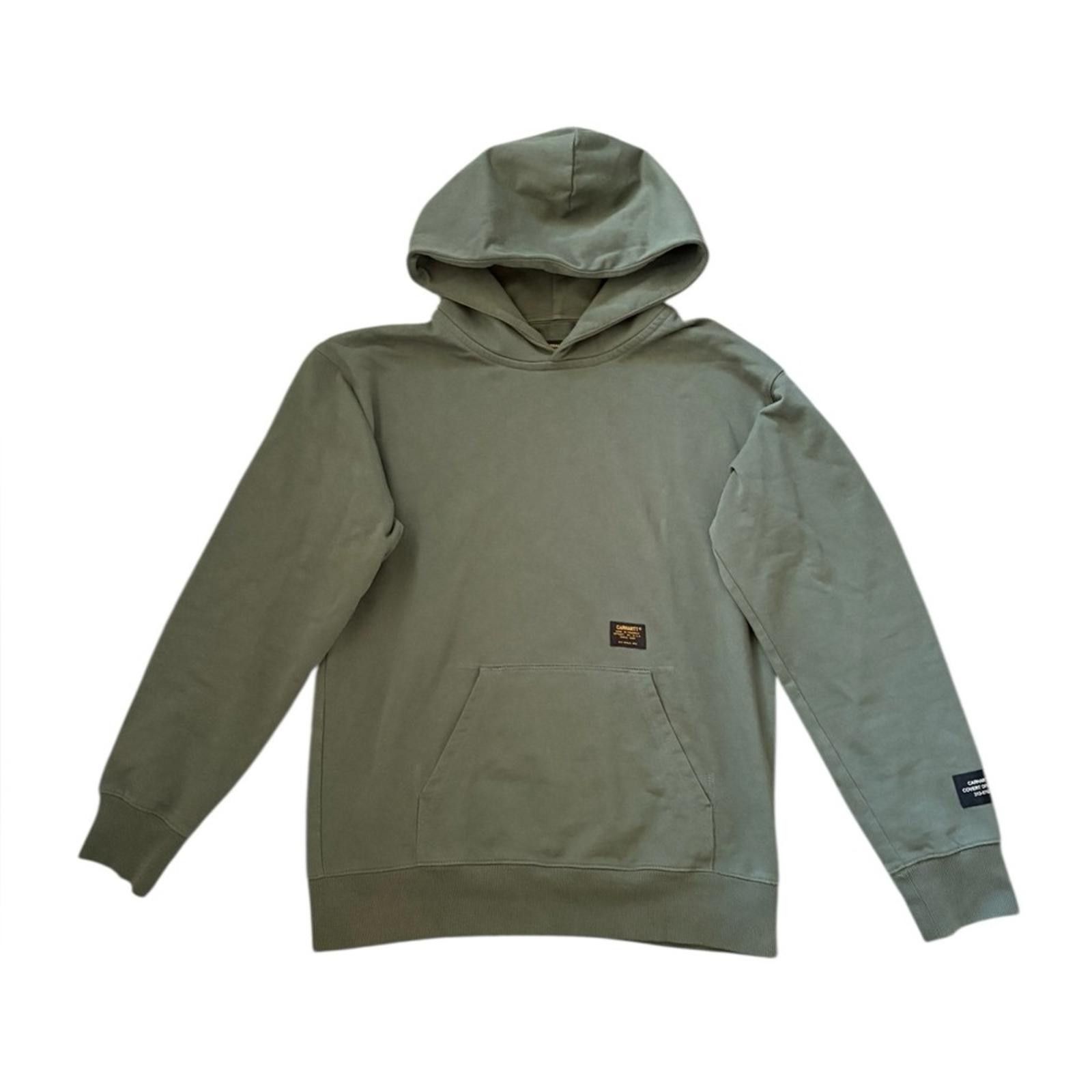 Carhartt Carhartt WIP Loopback Cotton Blend Jersey Hoodie Amy Green Size US S / EU 44-46 / 1 - 5 Thumbnail