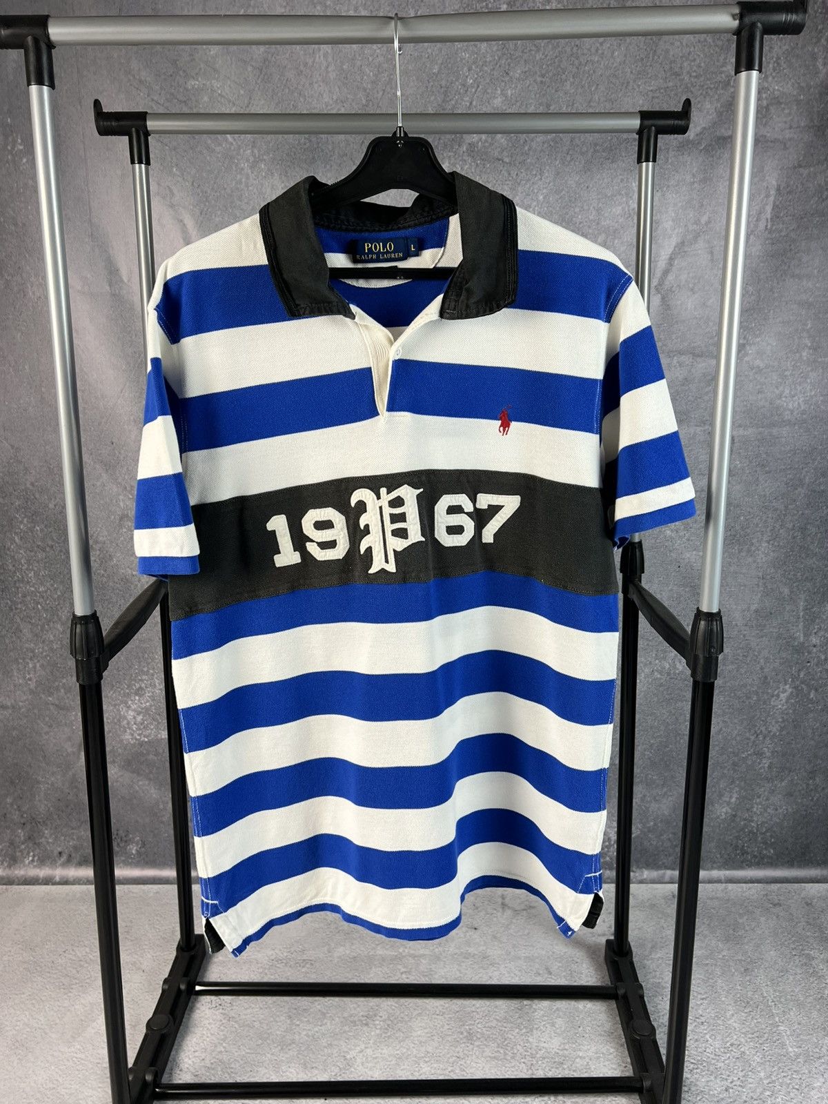 Polo Ralph Lauren Polo Ralph Lauren striped polo T-shirt Size US L / EU 52-54 / 3 - 1 Thumbnail