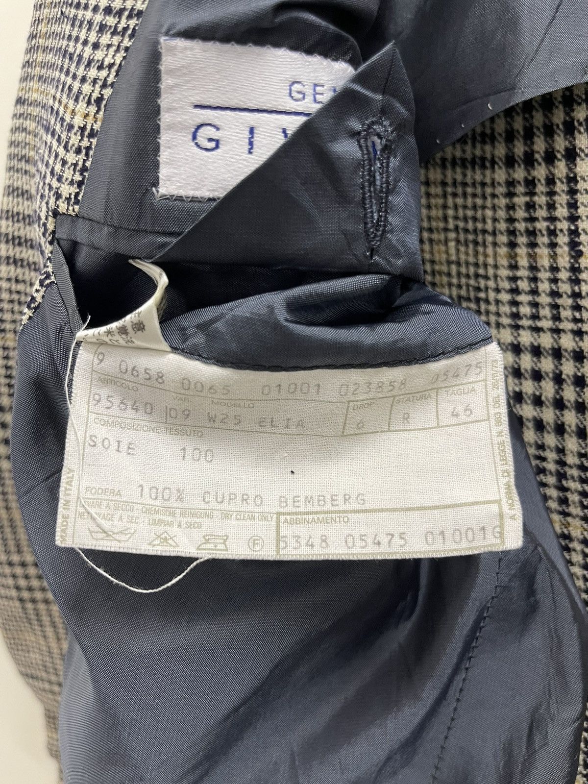 Givenchy Givenchy Gentleman Checkered Blazer Size 42R - 11 Thumbnail