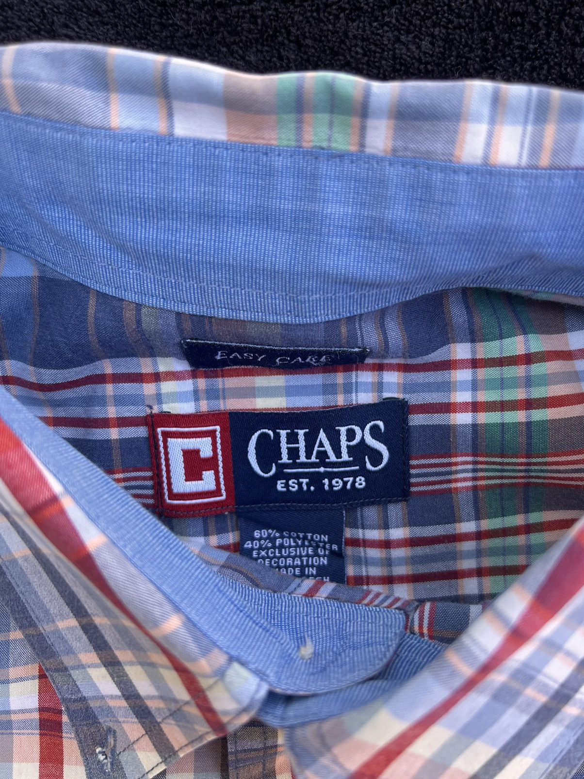 Chaps × Vintage Y2K Chaps short sleeve button up shirt Size US L / EU 52-54 / 3 - 3 Thumbnail