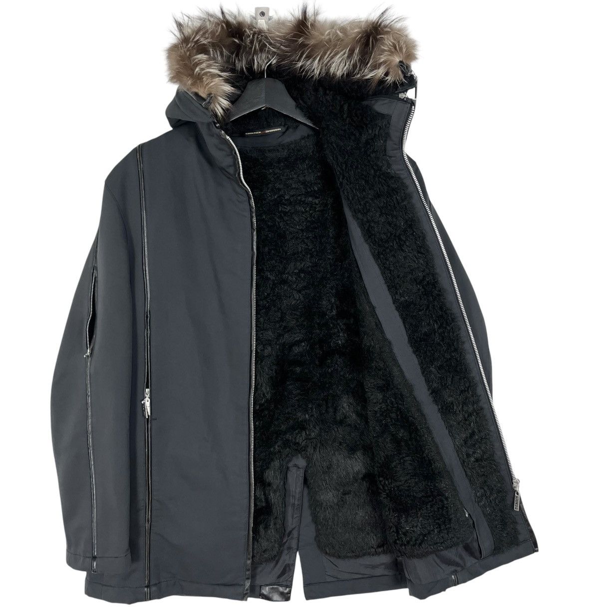 Designer × Gaultier Homme Objet × Jean Paul Gaultier Jean Paul Gaultier Objet Homme Furs Hoodie Winter Parka Size US S / EU 44-46 / 1 - 9 Thumbnail