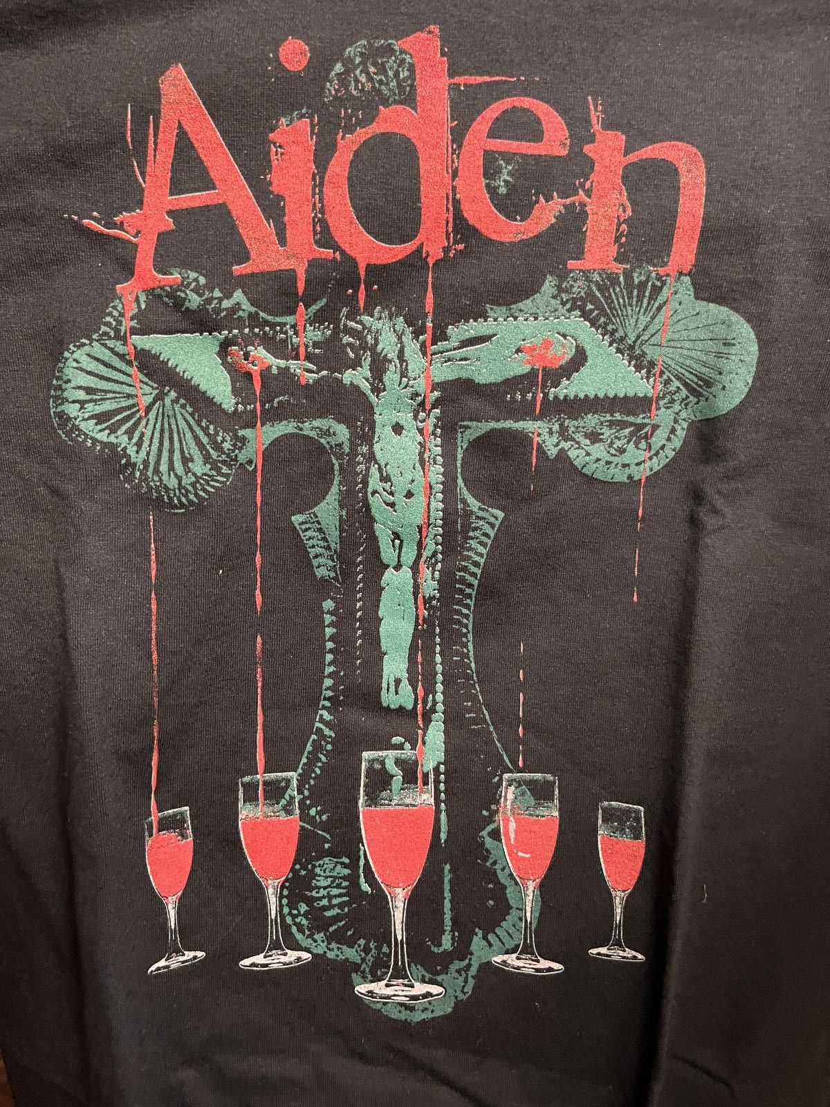 Fruit Of The Loom Aiden Stigmata T-shirt Bleeding Wine Band Tee Size US S / EU 44-46 / 1 - 3 Thumbnail