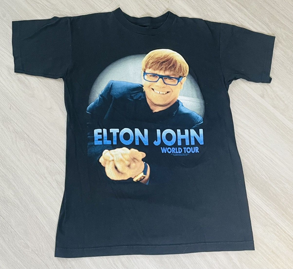 Band Tees × Vintage Vintage 1997 Elton John World Tour Shirt M Size US M / EU 48-50 / 2 - 1 Thumbnail