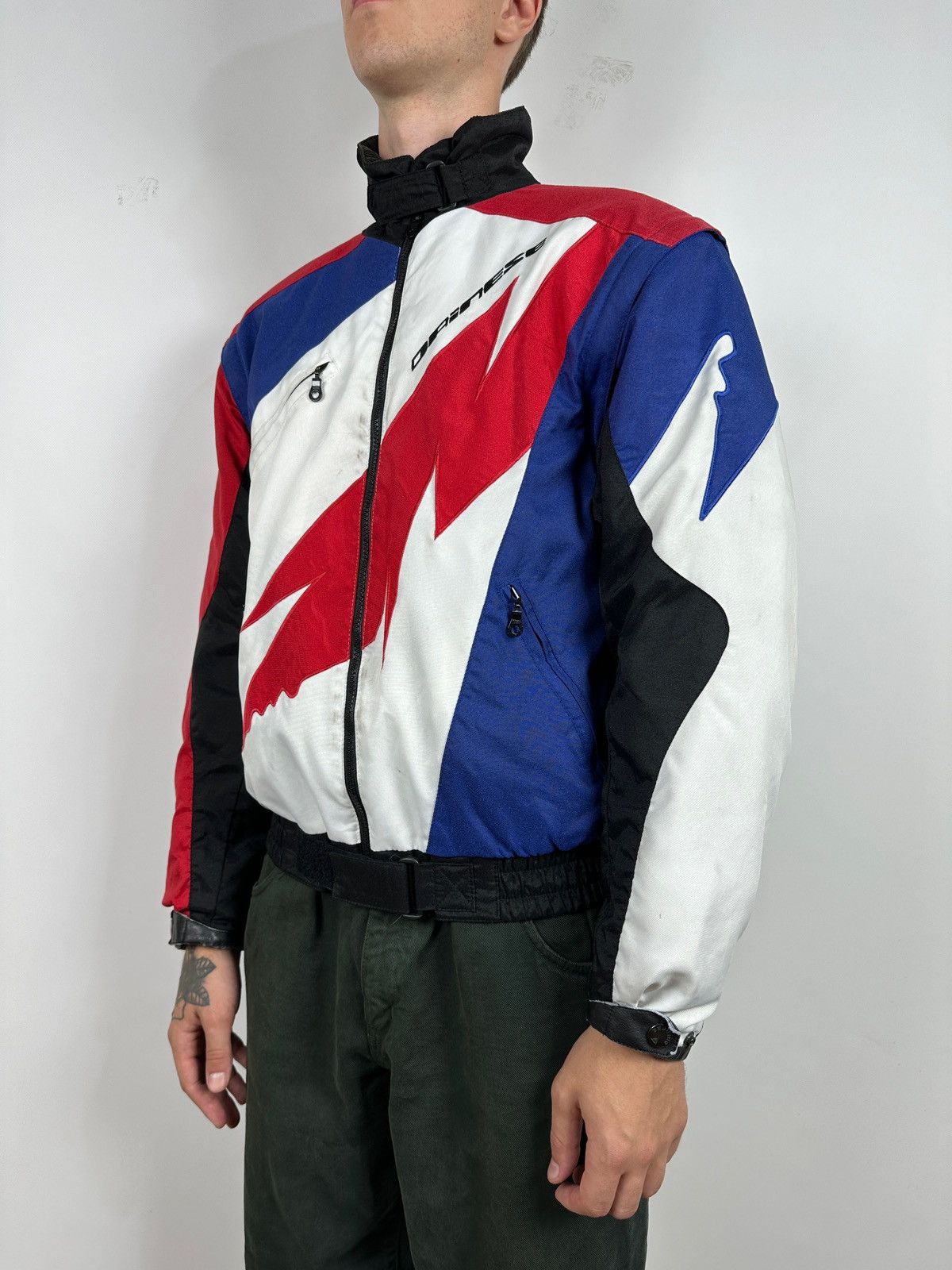 Dainese 90s Vintage Dainese Nylon Moto Racing Jacket / Vest Size US M / EU 48-50 / 2 - 4 Thumbnail