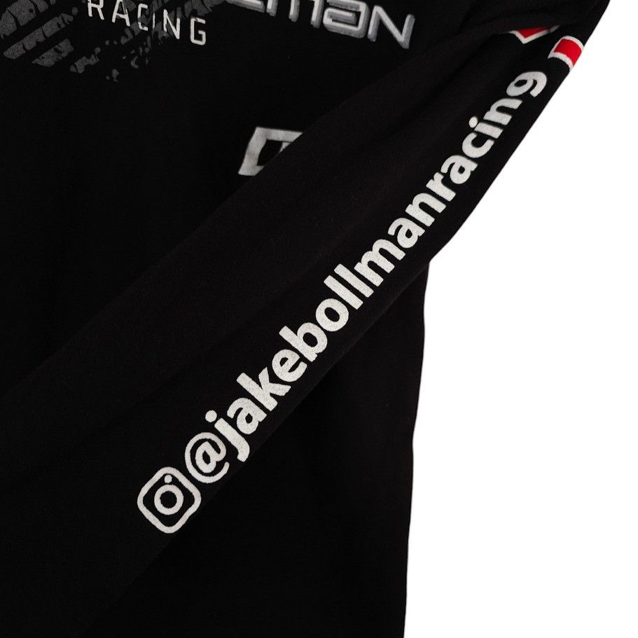 Next Level Jake Bollman Racing T Shirt Mens Size Medium Black Stock Car Size US M / EU 48-50 / 2 - 5 Thumbnail
