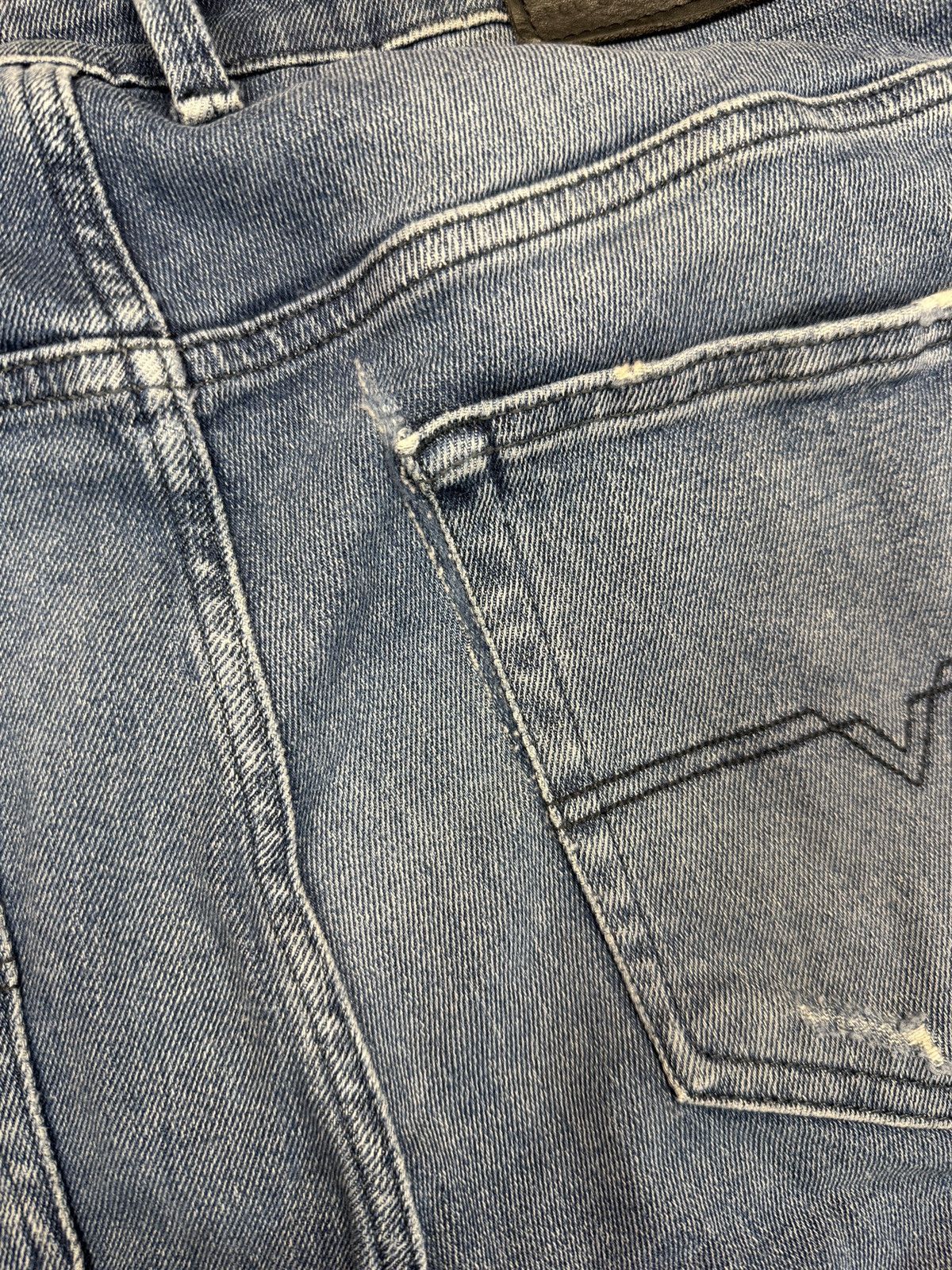 Diesel Vintage Y2K Diesel jeans denim faded stretwear style size 36 Size 25" / US 0 / IT 36 - 14 Thumbnail