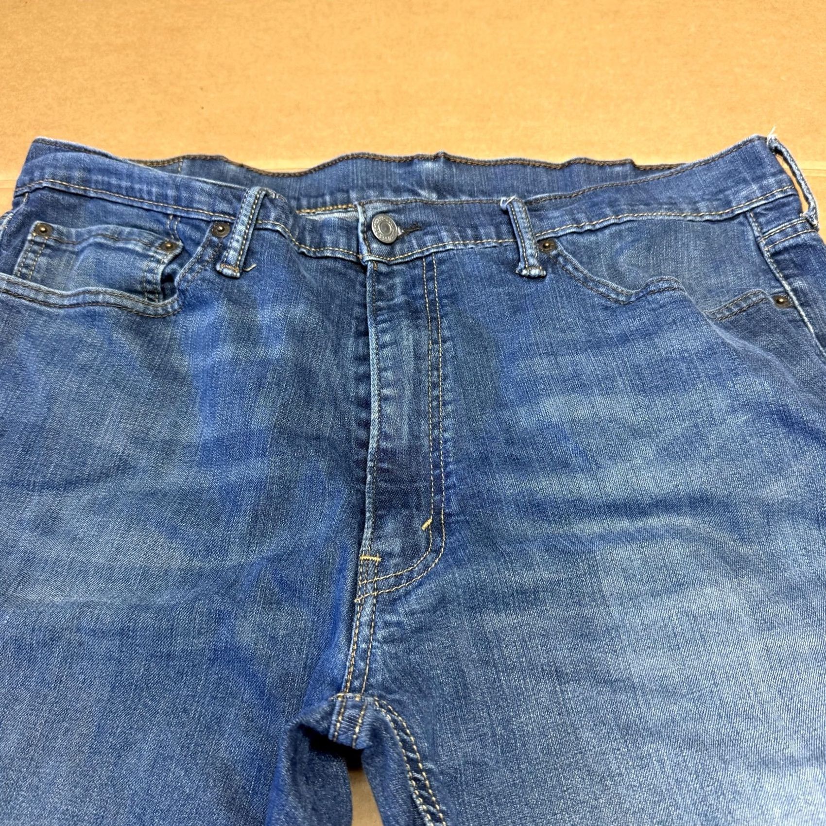 Levi's Levi's 541 Athletic Taper Jeans Mens 38x34 Medium Wash Blue Denim Size US 38 / EU 54 - 7 Thumbnail