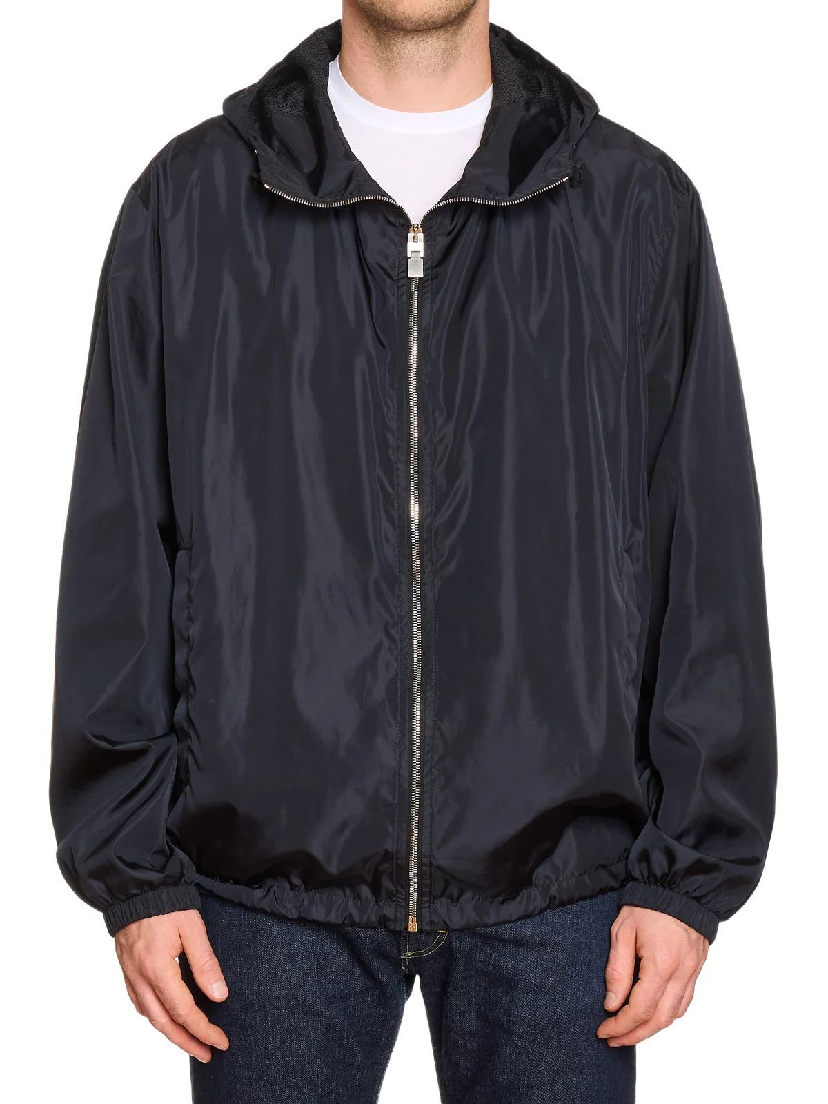 Givenchy GIVENCHY Tag Effect Hooded Windbreaker Jacket Oversized Size US XL / EU 56 / 4 - 1 Thumbnail