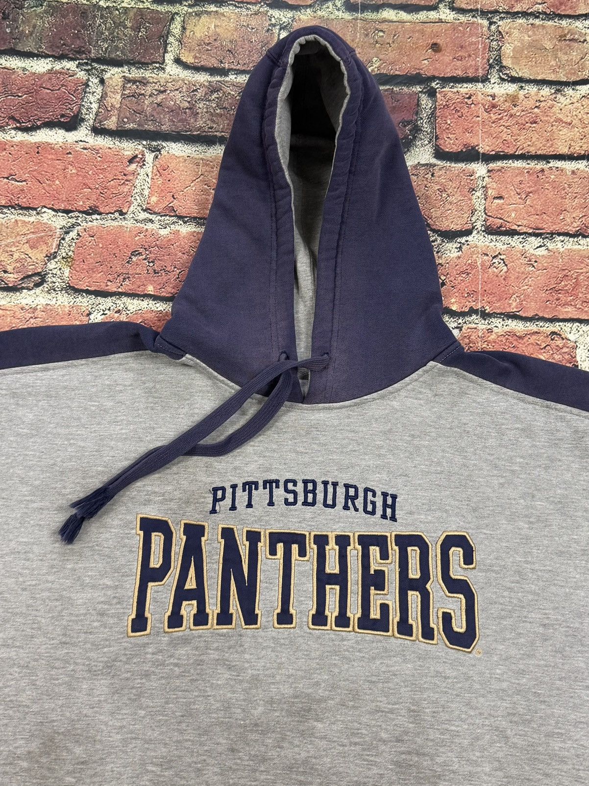 NCAA Pitt Panthers Hoodie Sweatshirt Y2K University of Pittsburgh Size US XL / EU 56 / 4 - 5 Thumbnail
