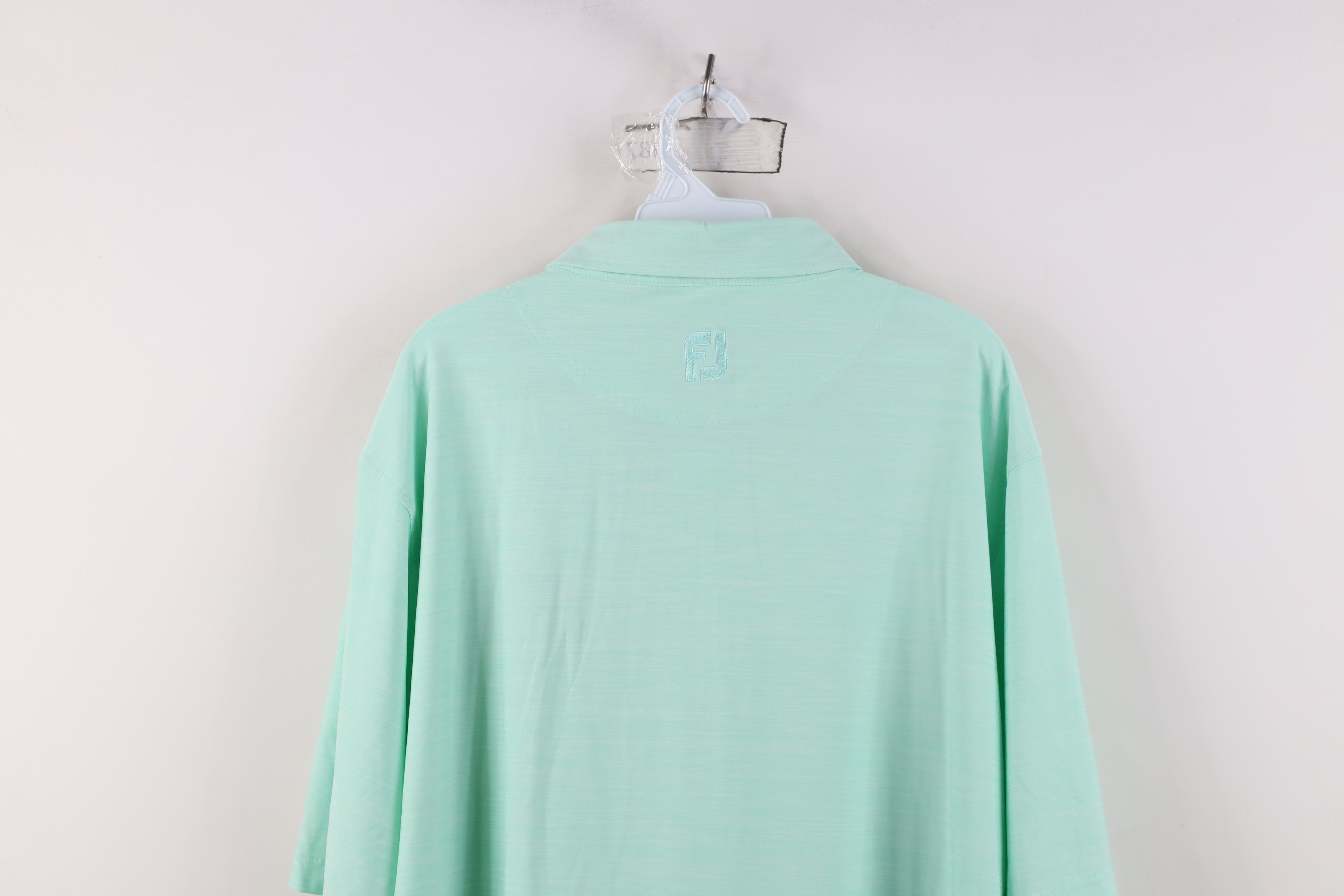 Footjoy FootJoy Logo Marathon Classic Golf Collared Polo Shirt Green Size US XL / EU 56 / 4 - 14 Thumbnail