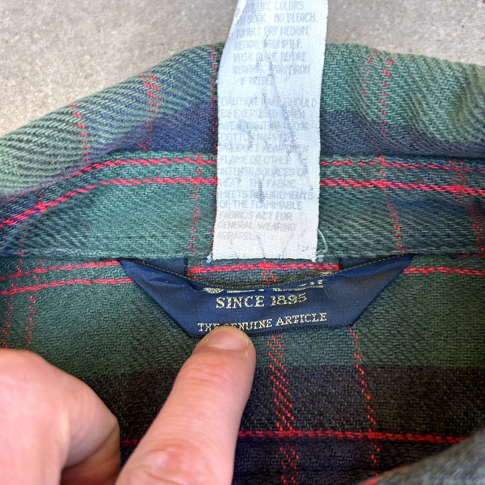 Oshkosh Vintage Oshkosh B'Gosh Flannel Sunfaded XLT Size US XL / EU 56 / 4 - 5 Thumbnail