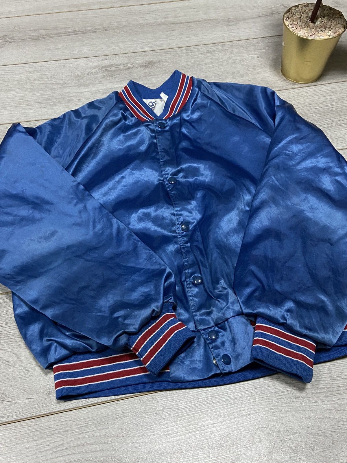 NFL Vintage 90s USA Buffalo Bills Satin Bomber Jacket Size US L / EU 52-54 / 3 - 9 Thumbnail