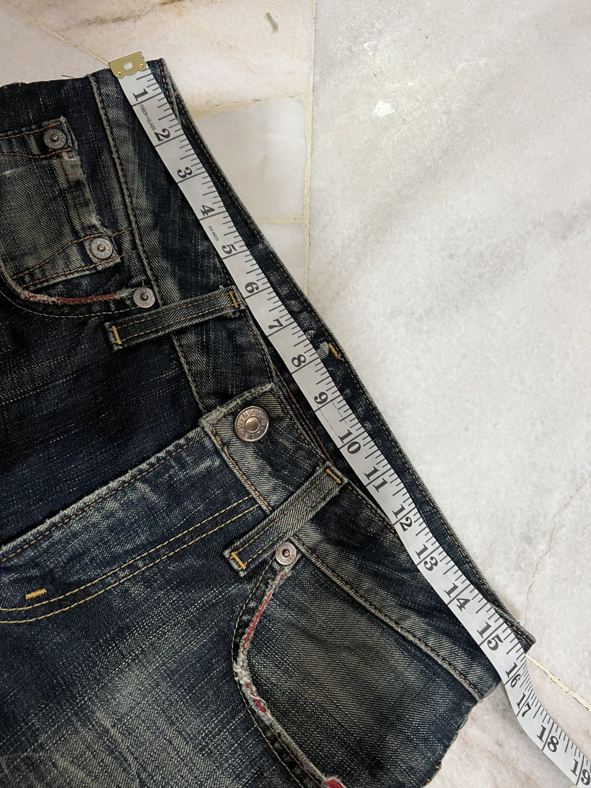 Edwin × Japanese Brand FLARE 90’S EDWIN 503 BLUE TRIP DISTRESS JEANS Size US 31 - 3 Thumbnail