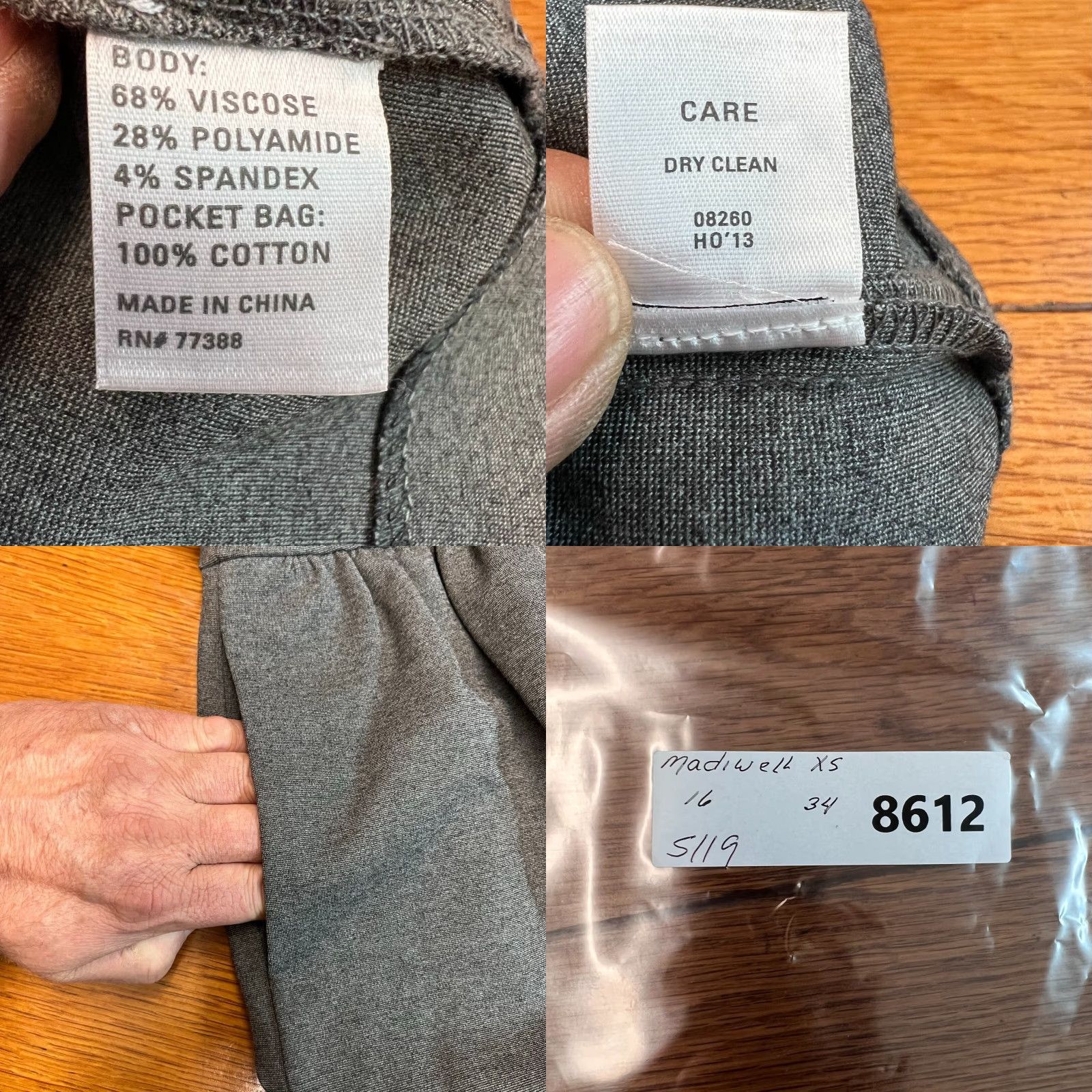 Madewell Madewell Charcoal Gray Ponte Screenplay Cap Sleeve Dress XS Size XS / US 0-2 / IT 36-38 - 8 Thumbnail