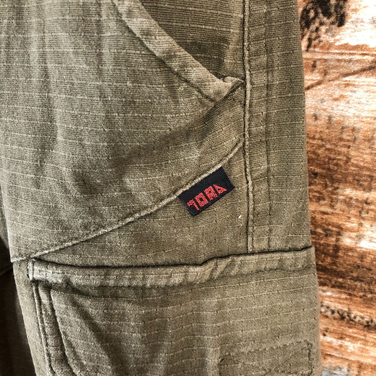 Japanese Brand Tora Green Cargo Multipocket Joggers Pants #A2533 Size US 28 / EU 44 - 13 Thumbnail
