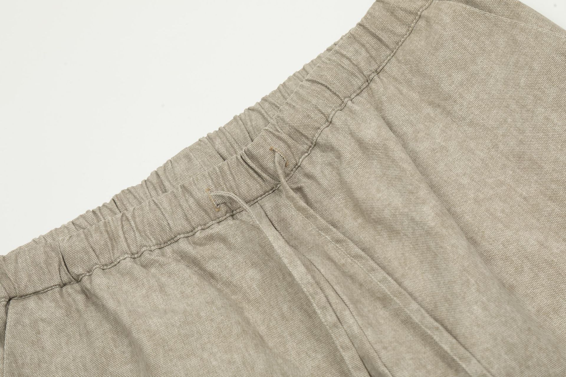 Japanese Brand × Jean Washed distressed loose straight lace-up linen casual jeans Size US 32 / EU 48 - 4 Thumbnail