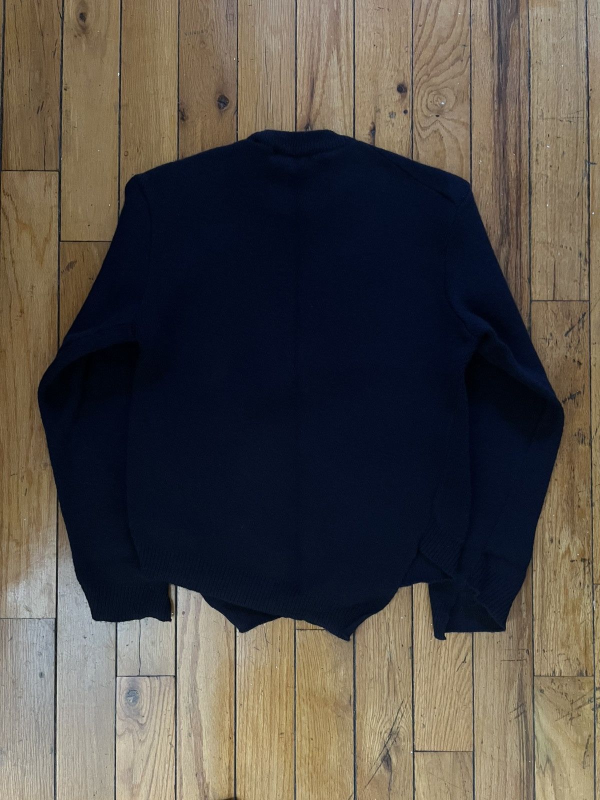 Comme des Garcons SHIRT Comme des Garcons Shirt x Lochaven Navy Twisted Sweater Size US XS / EU 42 / 0 - 9 Thumbnail