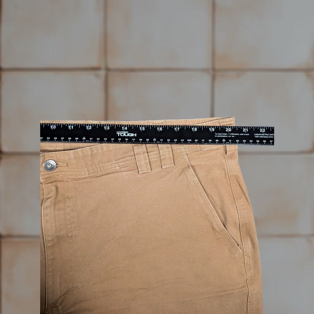 Duluth Trading Company Duluth Trading Co Flex Fire Hose Shorts Mens 44 Brown 8 Inch Inseam Canvas Work Chino Pocket Utility Zip Fly Flat Front Stretch Cotton Spandex Size US 44 / EU 60 - 1 Thumbnail