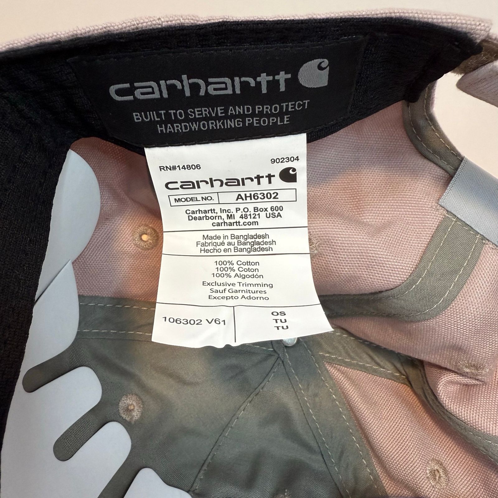 Carhartt Carhartt Force Canvas C Patch Navy Adjustable Hat OS New NWT Size ONE SIZE - 6 Thumbnail