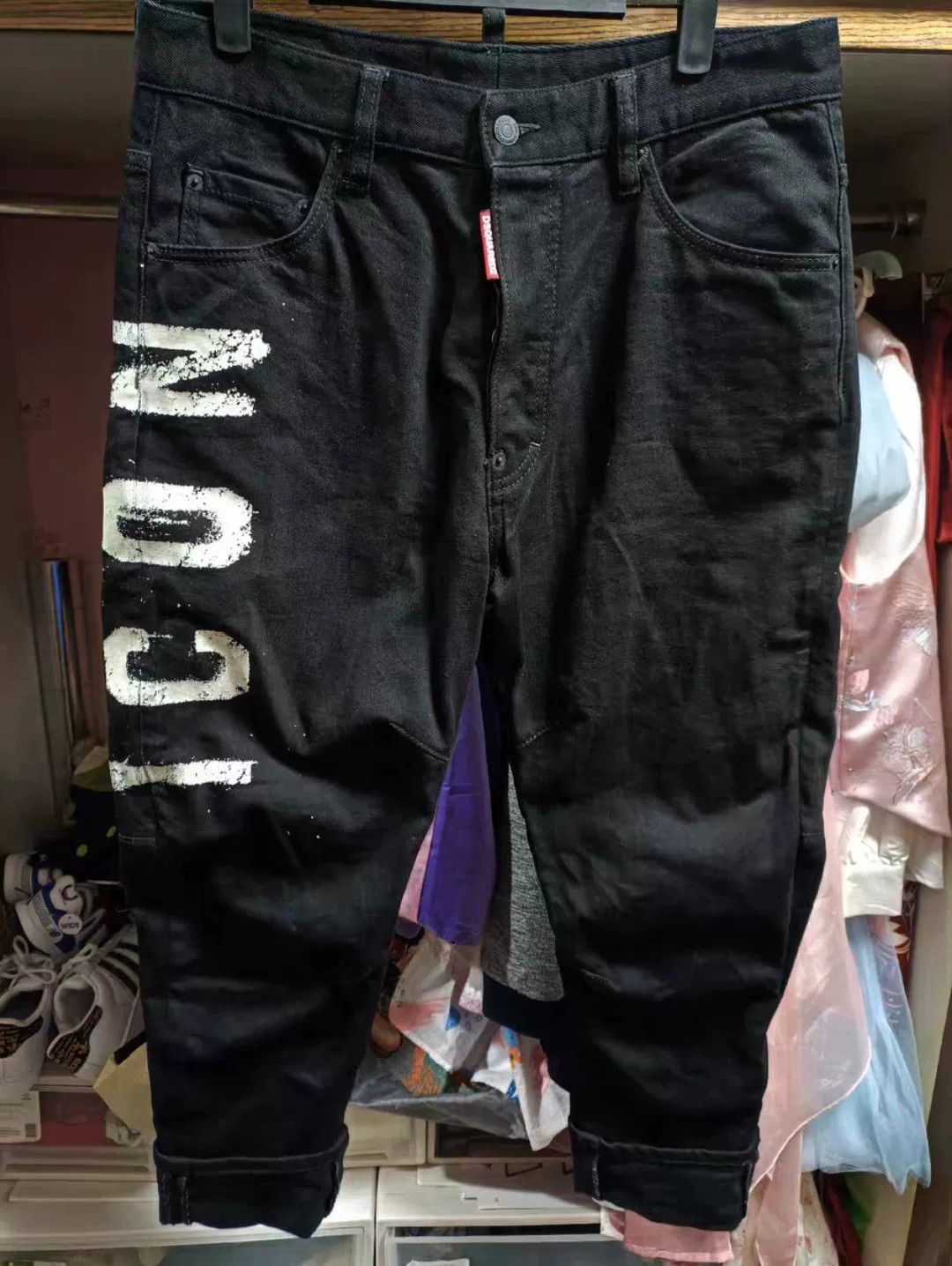 Dsquared2 Dsquared2 Runway Combat Jeans 50 Size US 34 / EU 50 - 1 Thumbnail