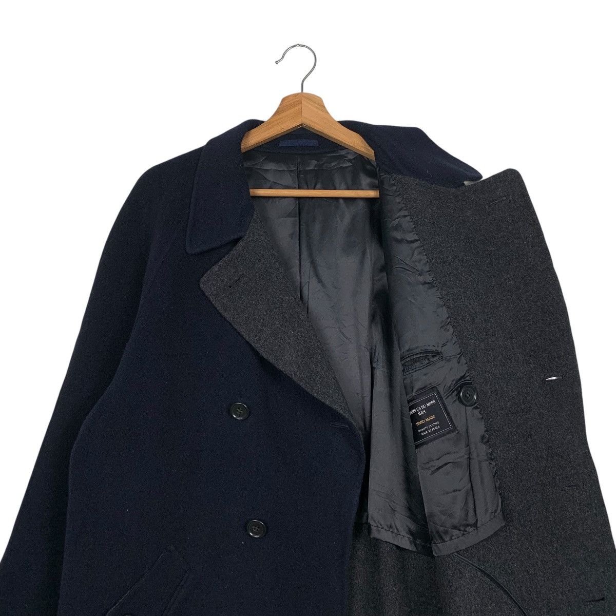 Comme Ca Ism Comme Ca Du Mode Men Wool Double Breasted Coat Size US L / EU 52-54 / 3 - 10 Thumbnail
