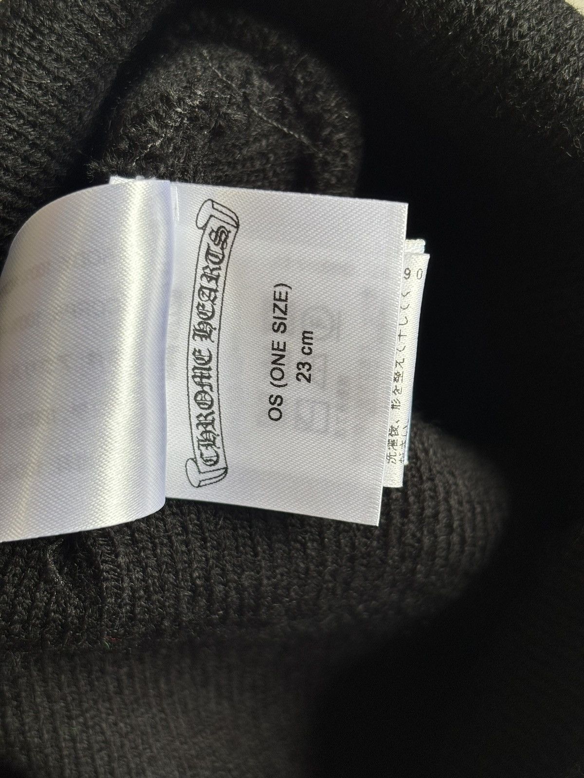Chrome Hearts Chrome Hearts Black Logo Beanie Size ONE SIZE - 4 Thumbnail