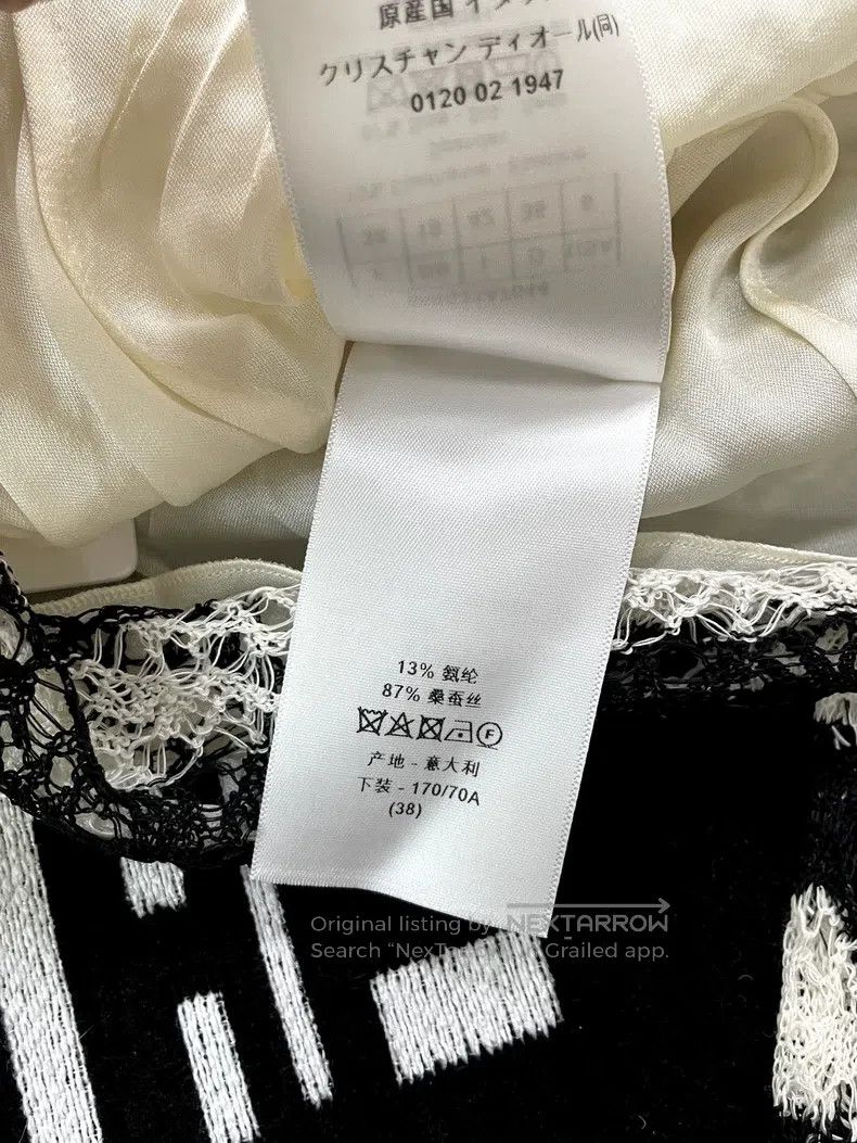 Dior Dior 25 early autumn black and white striped knitted long Size XS / US 0-2 / IT 36-38 - 7 Thumbnail