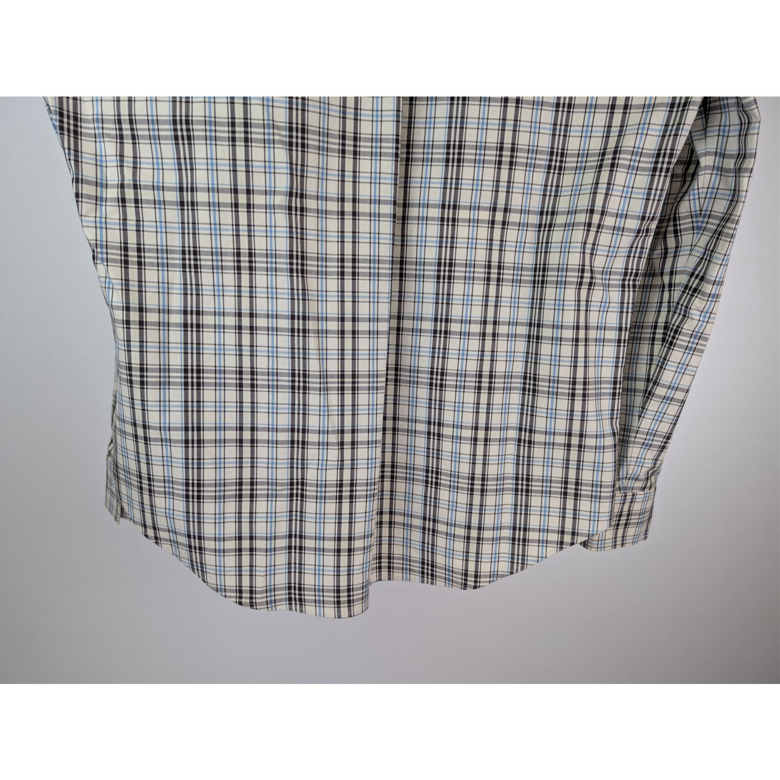 Bottega Veneta o1rshd1 Bold Check Composition Cotton Shirt Chalk / Fondant Size US M / EU 48-50 / 2 - 12 Thumbnail