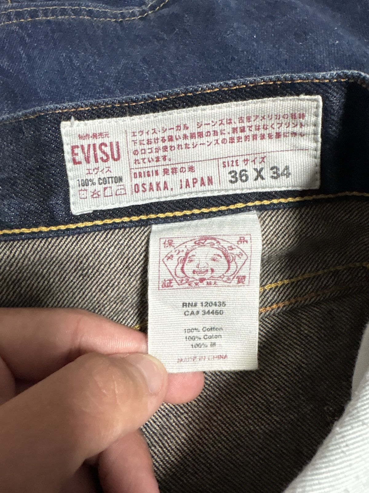 Evisu Evisu Indigo Jeans Size US 36 / EU 52 - 7 Thumbnail