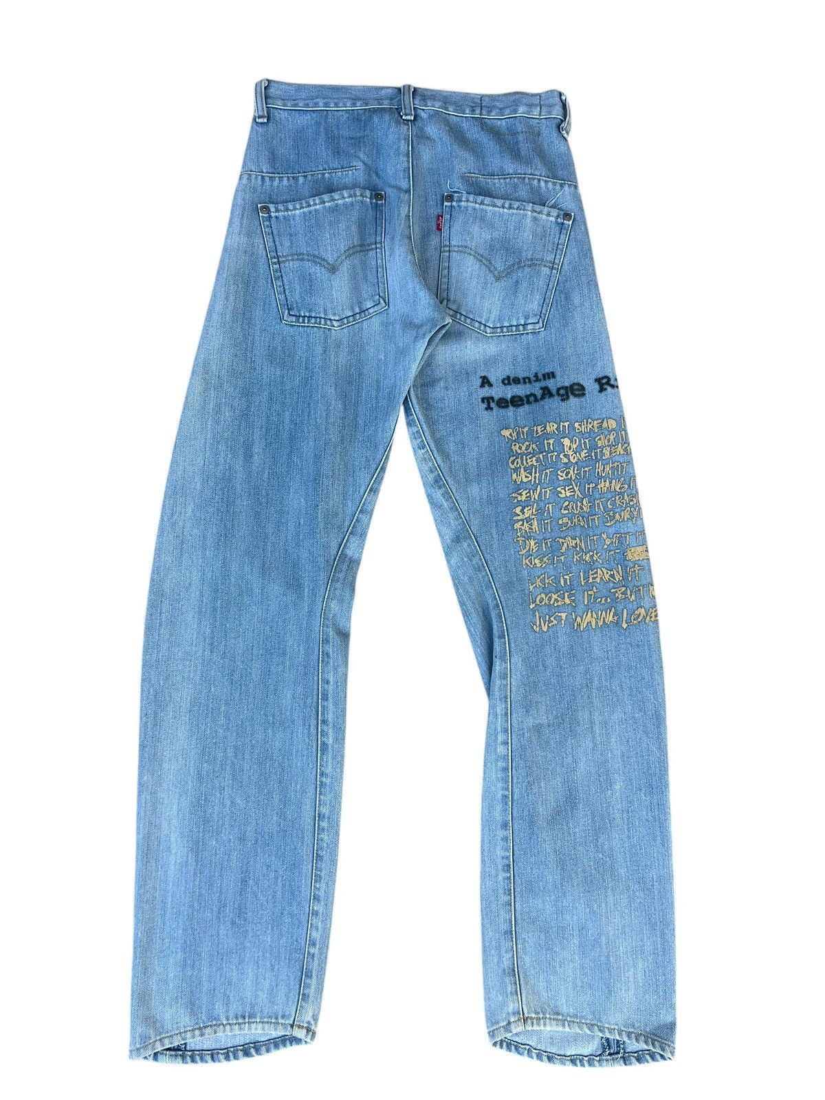 Levi's 2000 Levi’s Engineered Regular ade Mud Denim Poem Jeans Size US 29 - 14 Thumbnail