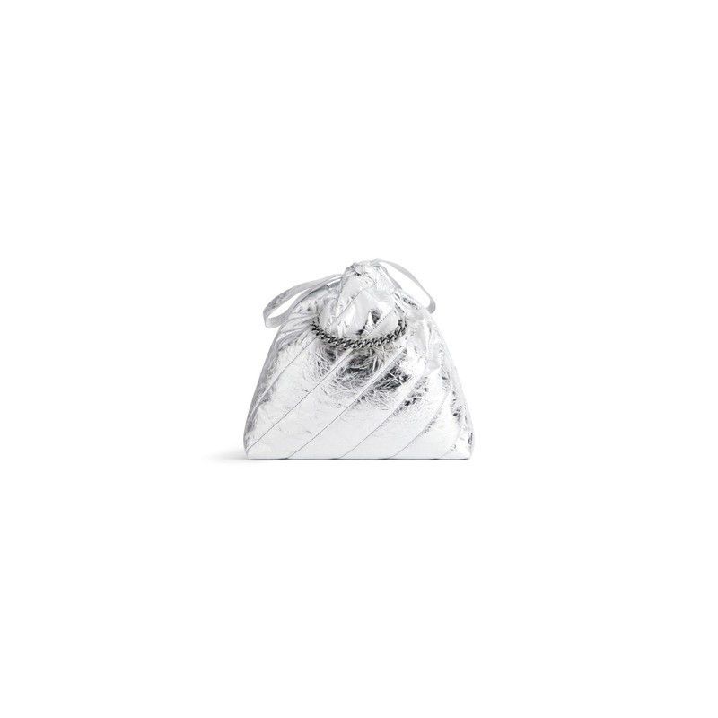 Balenciaga o1srvl11e1125 Size: OS / Crush Small Tote Bag Metallized Size ONE SIZE - 3 Thumbnail