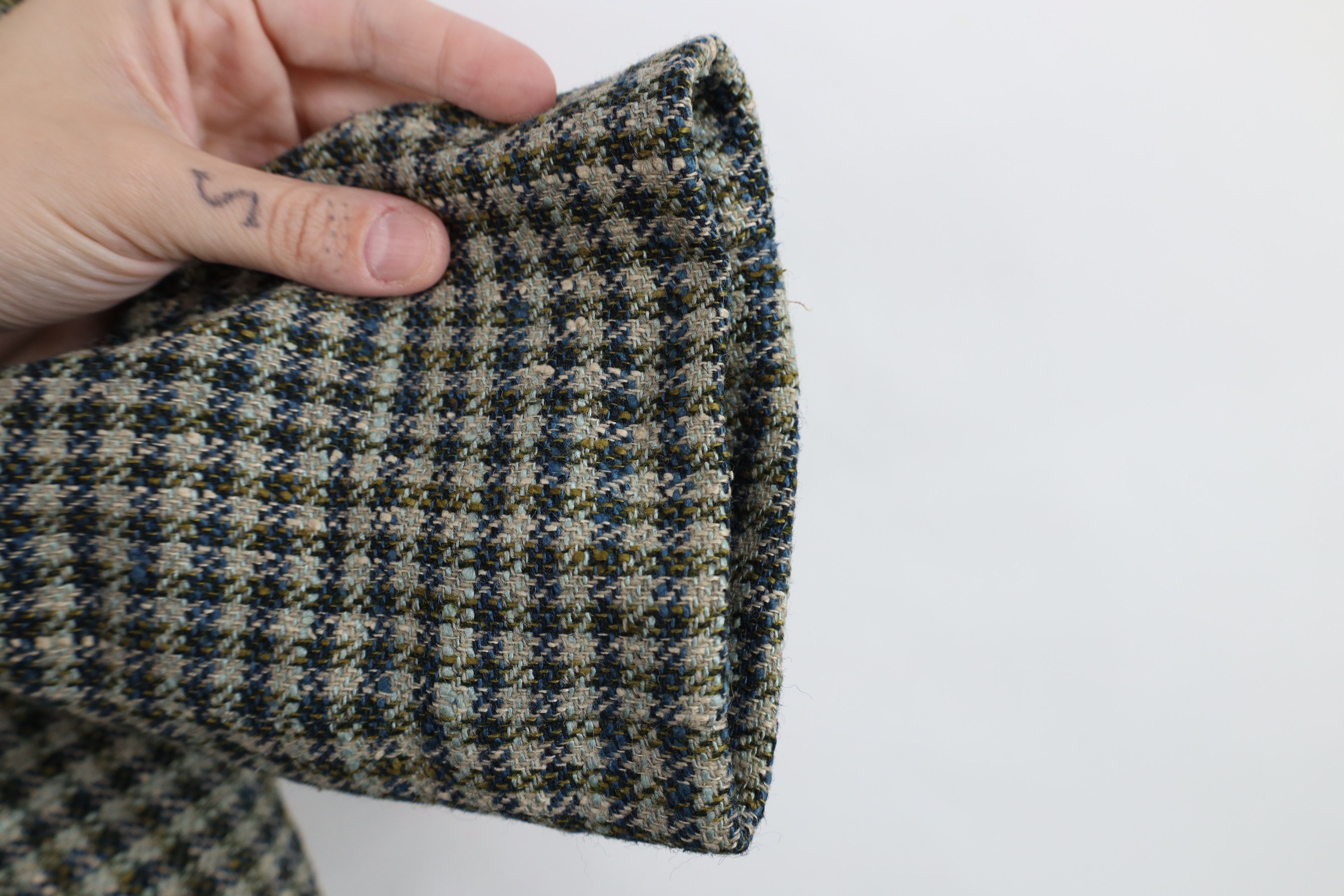 Vintage Vintage 50s 60s Rockabilly Blazer Suit Jacket Plaid USA Size L / US 10 / IT 46 - 7 Thumbnail