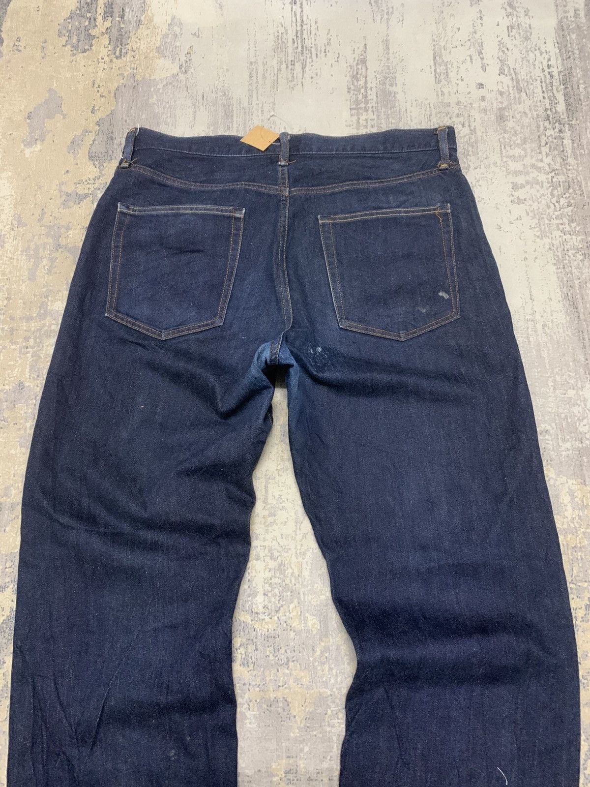 Japanese Brand GU Distressed Baggy Jeans W35x32 Size US 35 - 8 Thumbnail