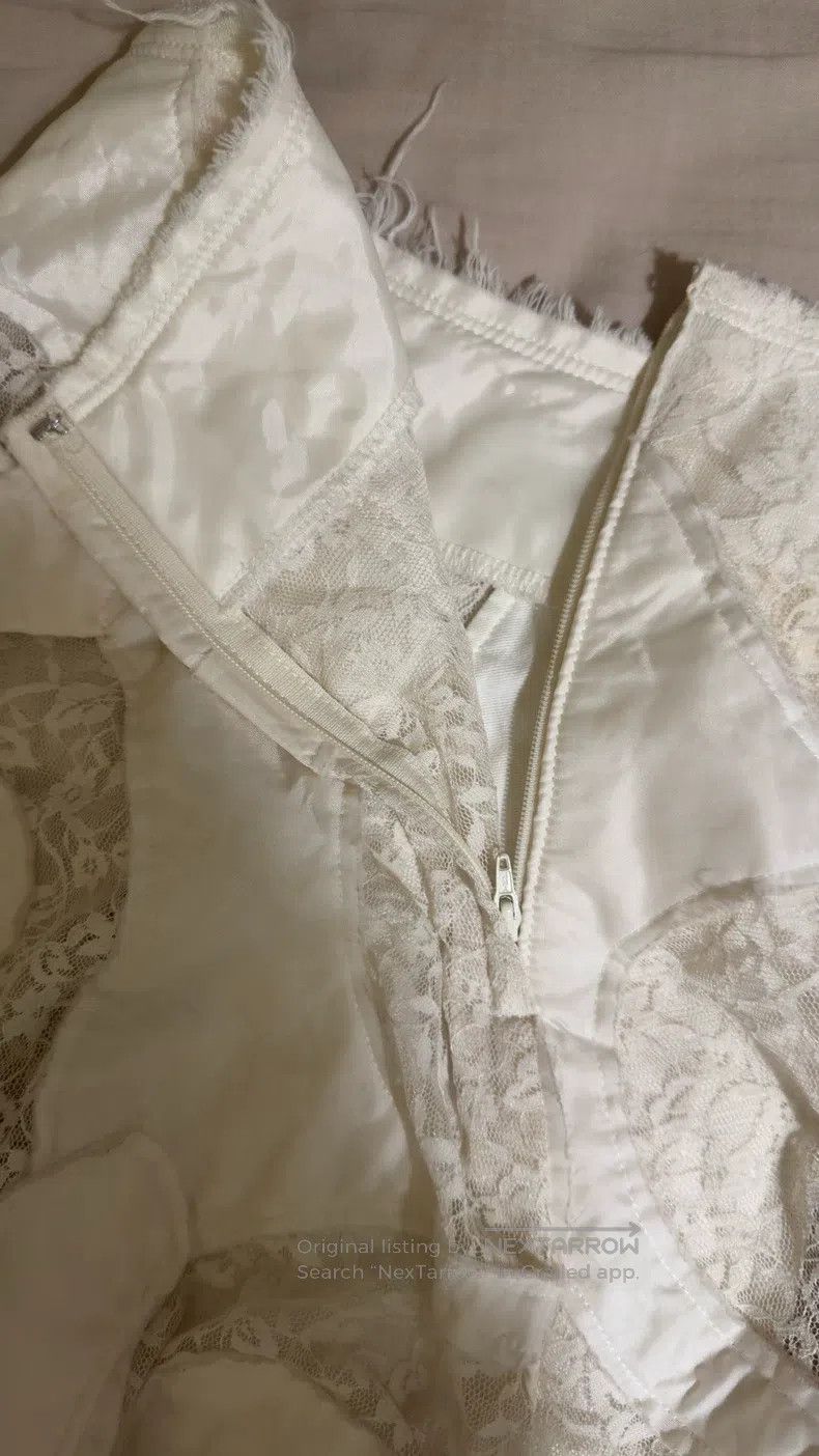 Comme des Garcons Comme Des Garcons size M Lace cotton-padded patched decons Size 23" - 6 Thumbnail