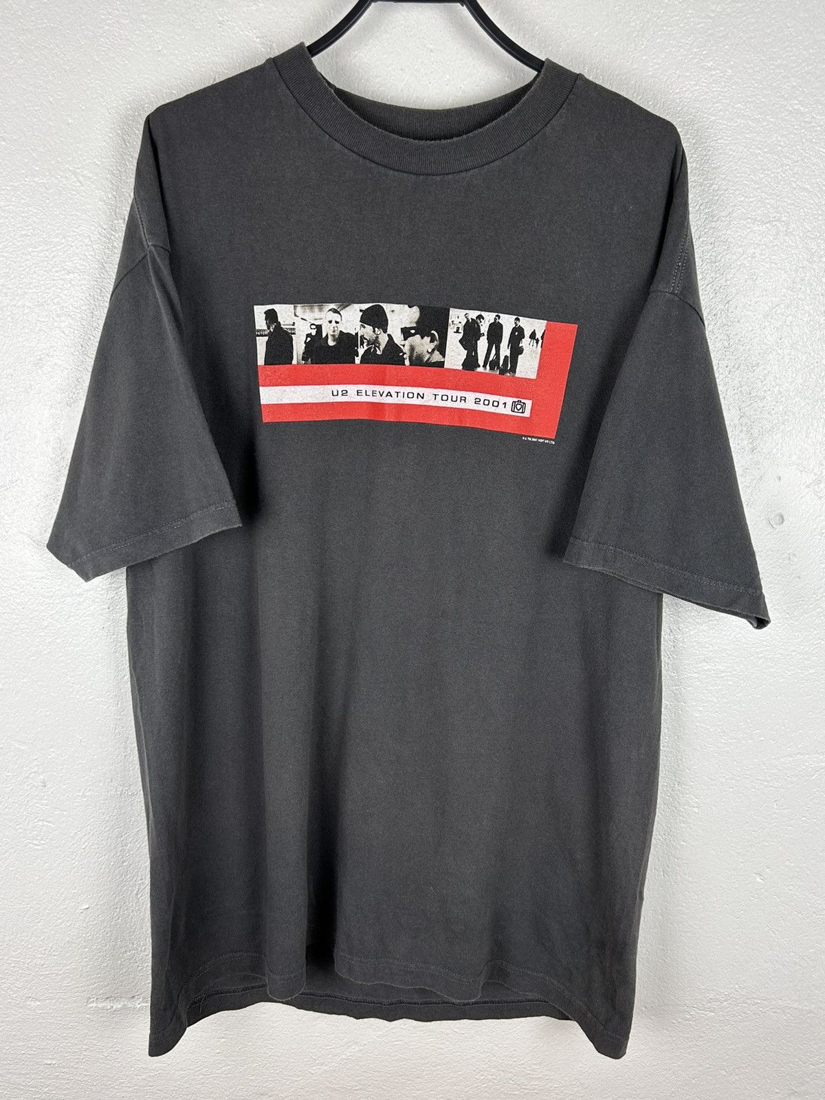 Band Tees 00s Vintage 2001 U2 Elevation Tour Short Sleeve T-Shirt
