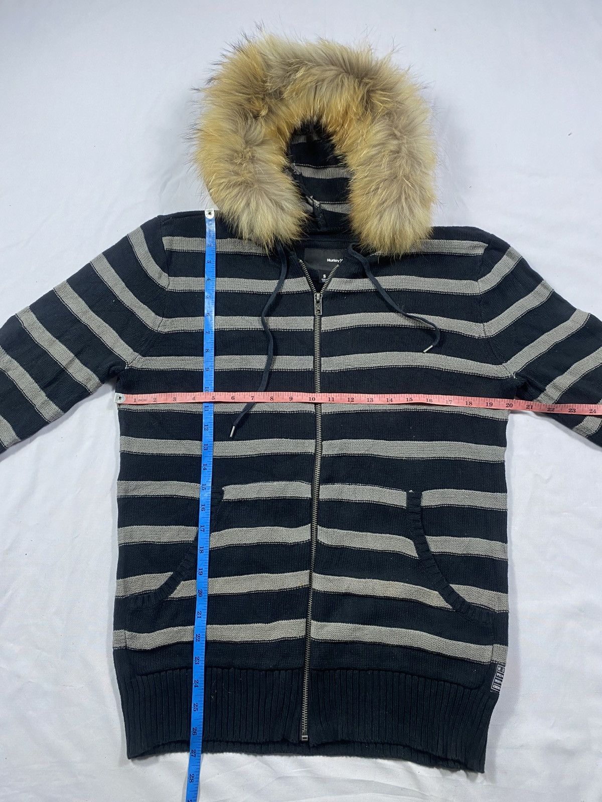 20471120 Japanese Hurley Stripe Zip Hoodie lgb style Size US M / EU 48-50 / 2 - 7 Thumbnail