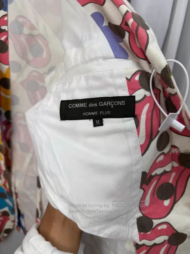 Comme des Garcons Comme des Garçons Size M Pop art cotton blazer with Rolling Size 38R - 6 Thumbnail