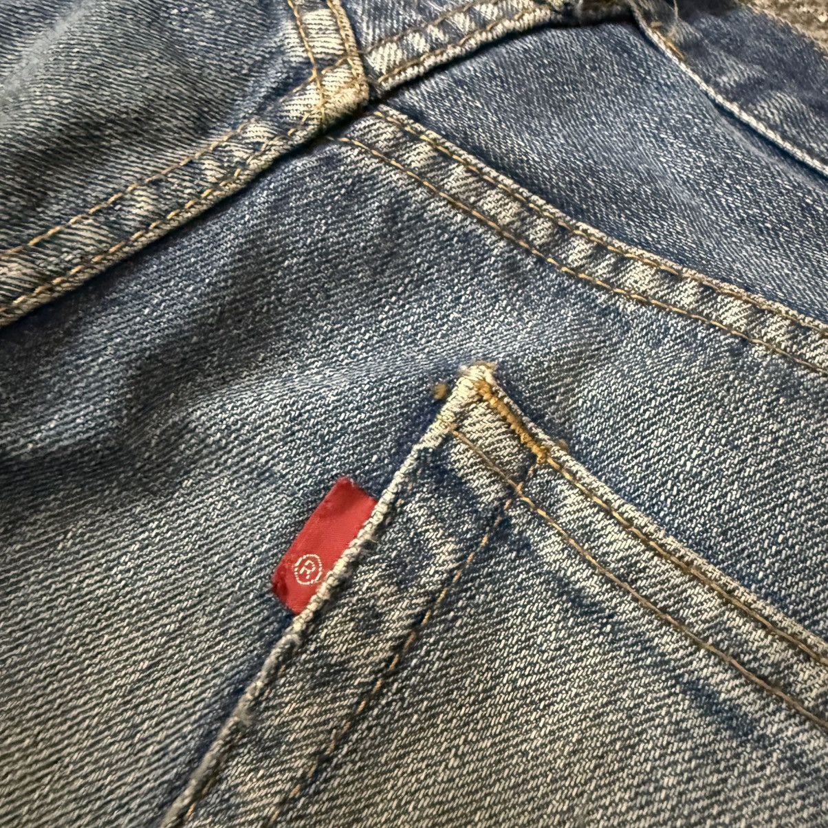 Warehouse Vintage 90s Japanese Denim Warehouse Dirty Destroyed Denim Size US 34 / EU 50 - 10 Thumbnail