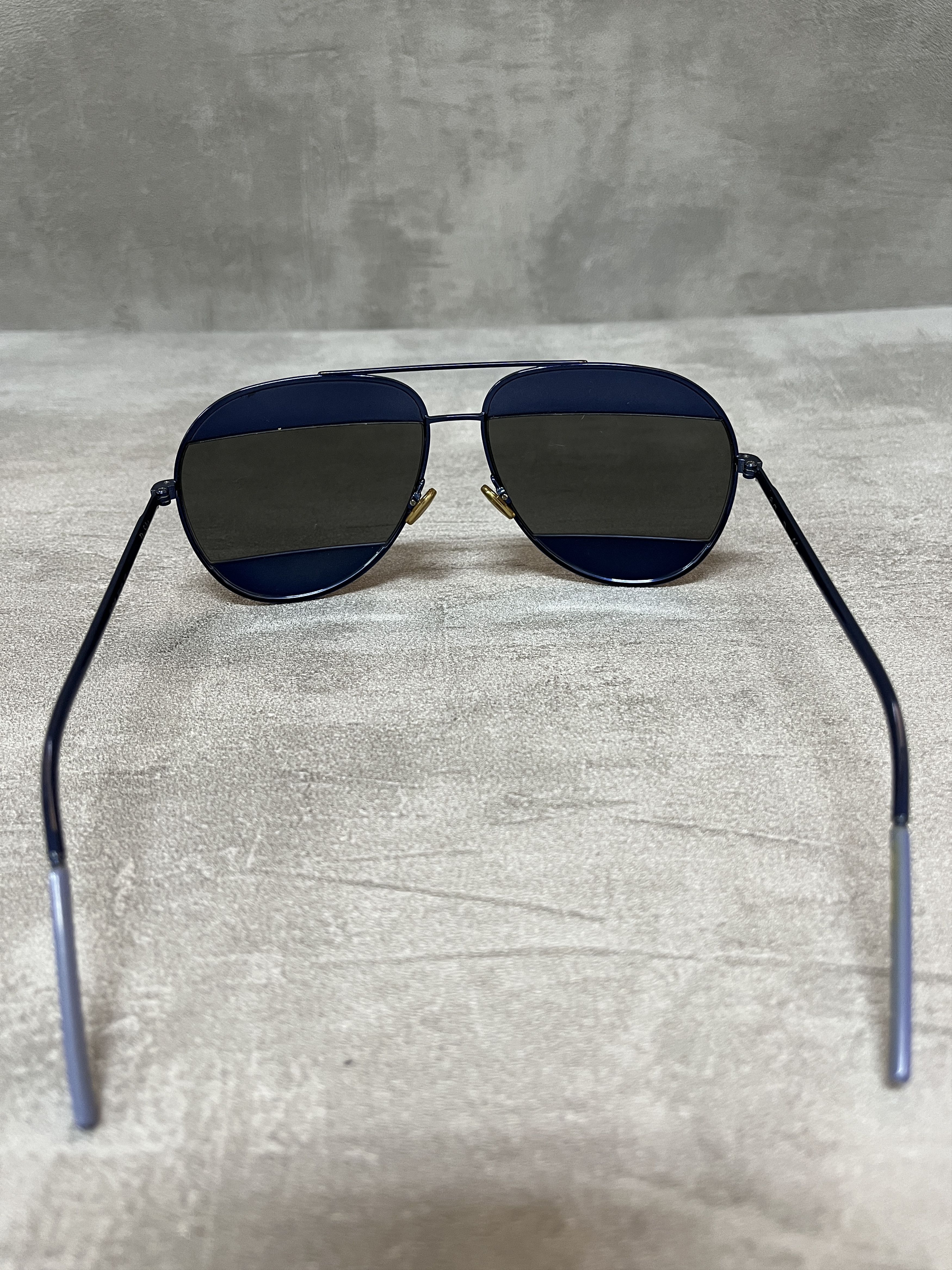 Dior Christian Dior Split 1 Aviator Navy Blue Sunglasses Size ONE SIZE - 5 Thumbnail
